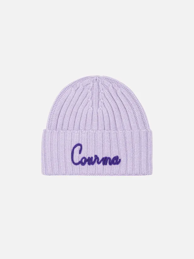 mc2-saint-barth-wengen-cappello-da-bambina-lilla-con-ricamo-courma image 1