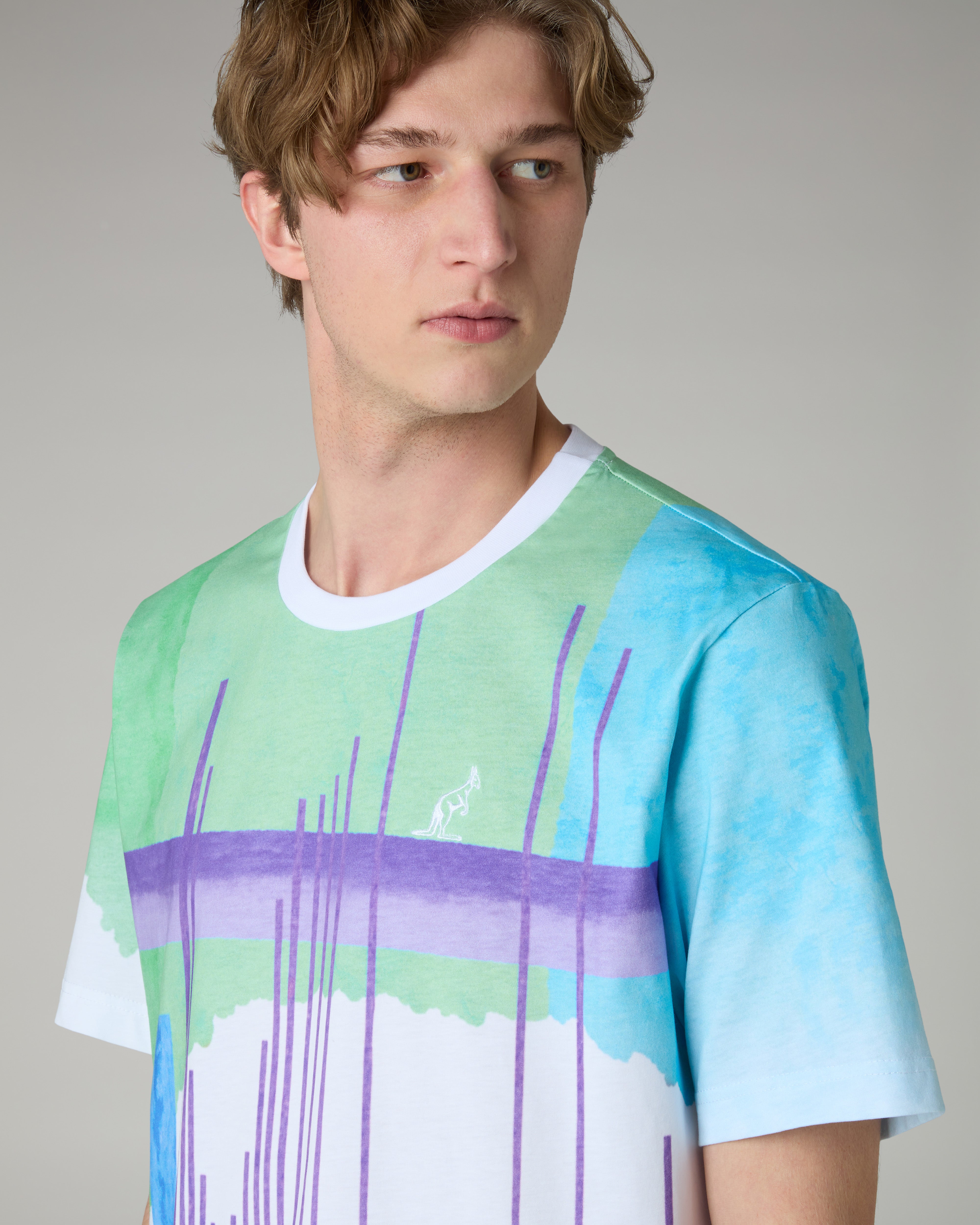australian-goran-t-shirt-t-shirt-cotone-con-logo-ricamato image 4