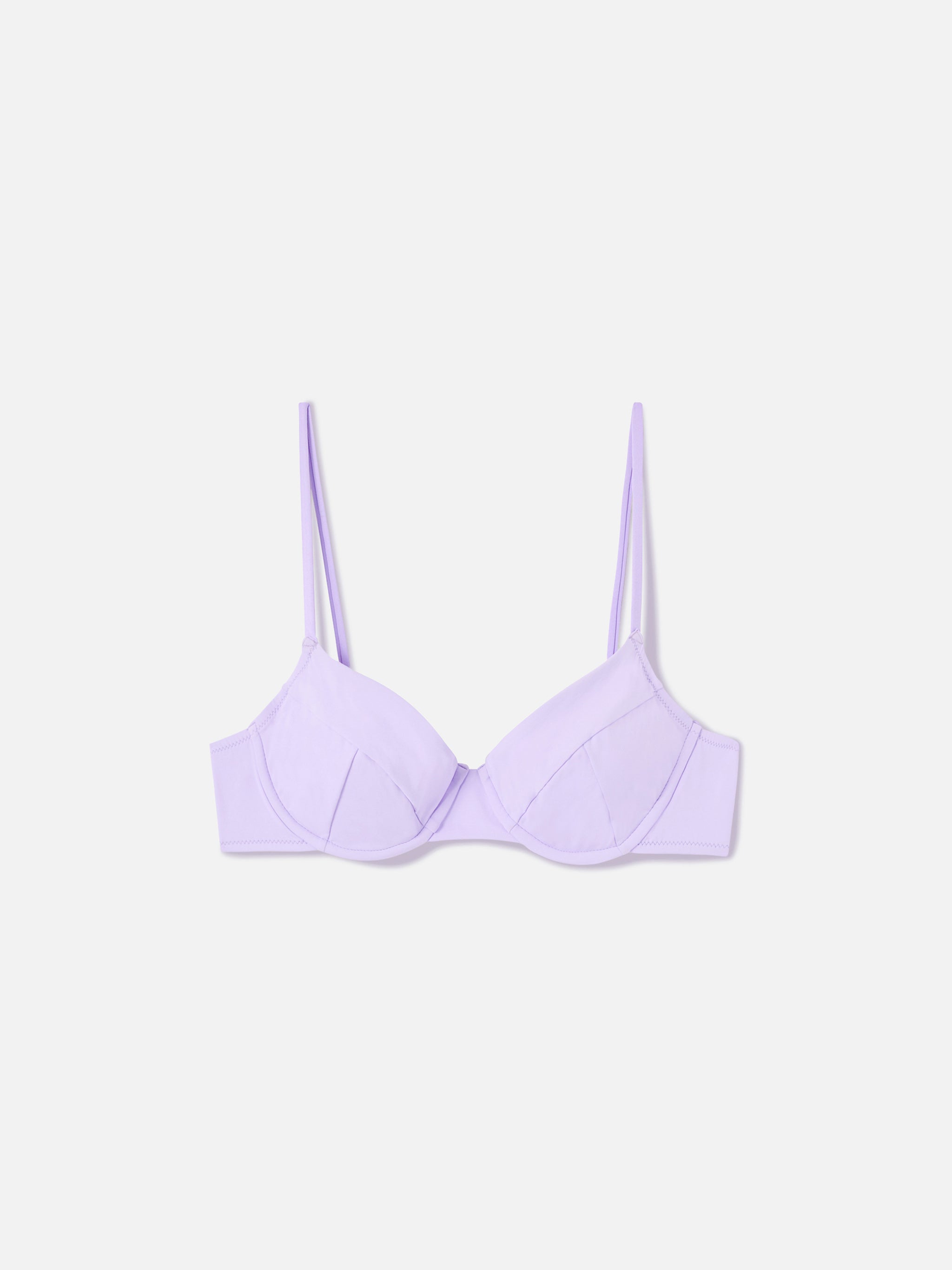 top-bikini-mc2-saint-barth-bea-bralette-con-ferretto-lilla-tinta-unita-donna image 1