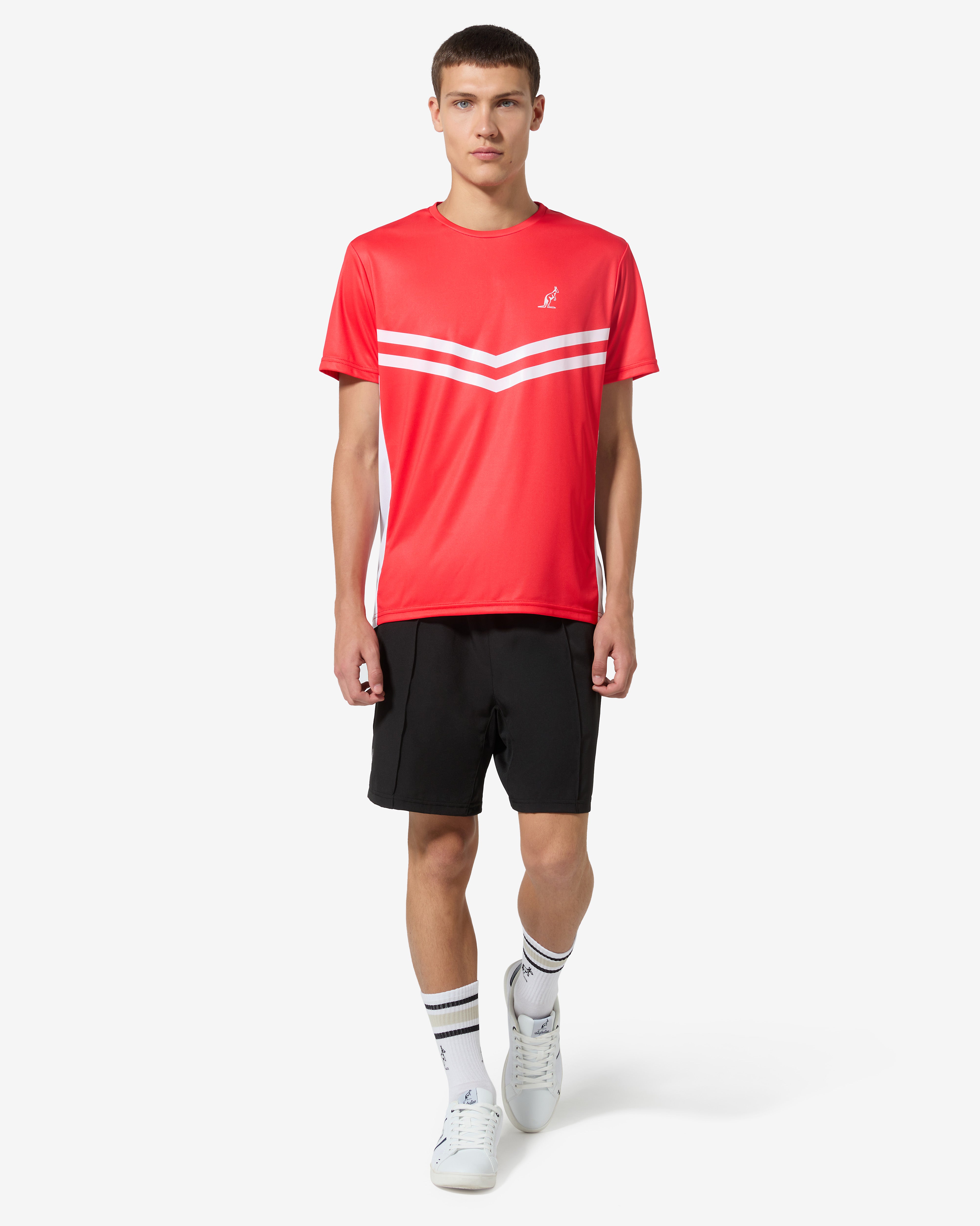 australian-tennis-crew-ace-t-shirt-rosso-vivo image 2