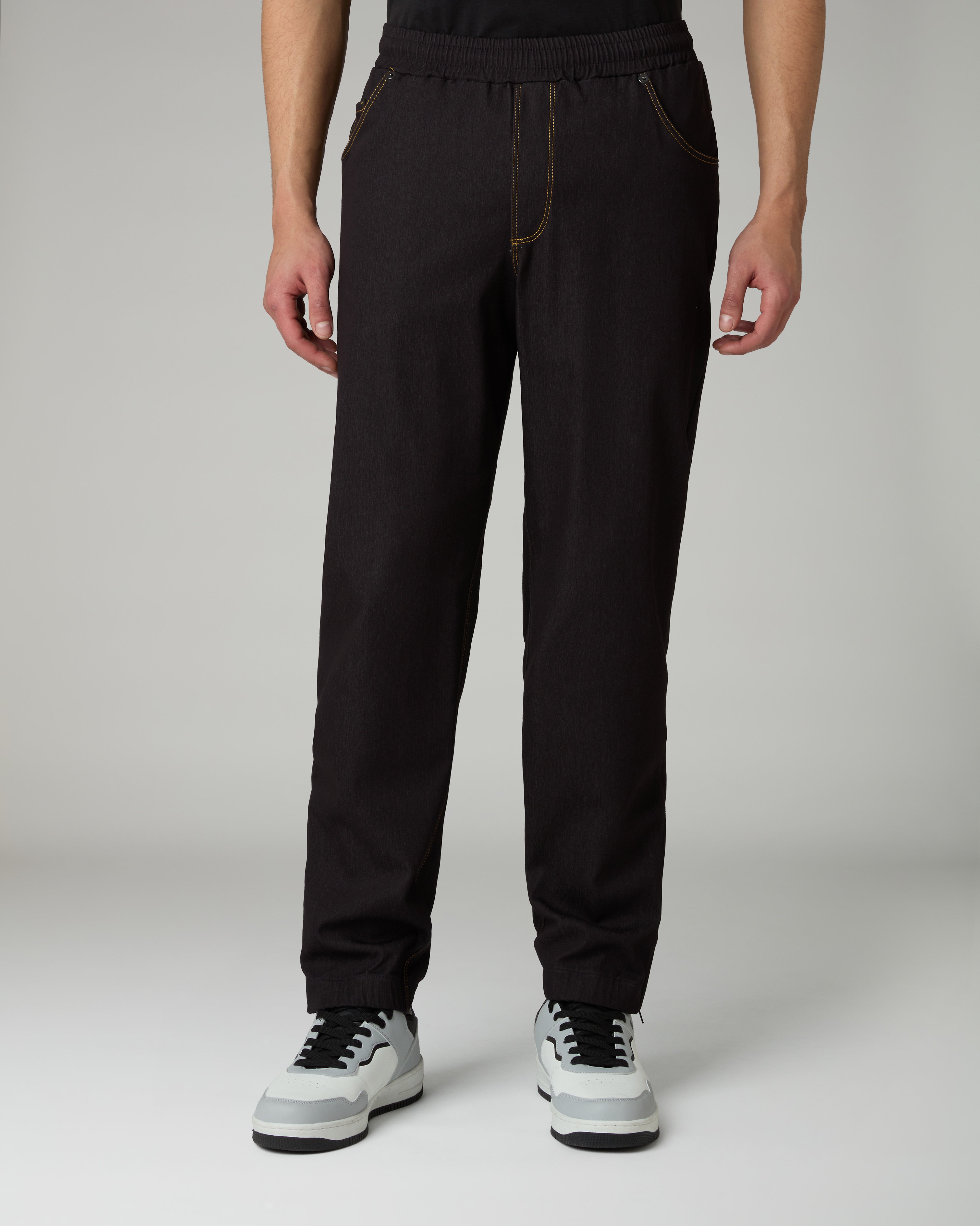 australian-denim-track-pant-archive-pantalone-in-denim-nero image 3