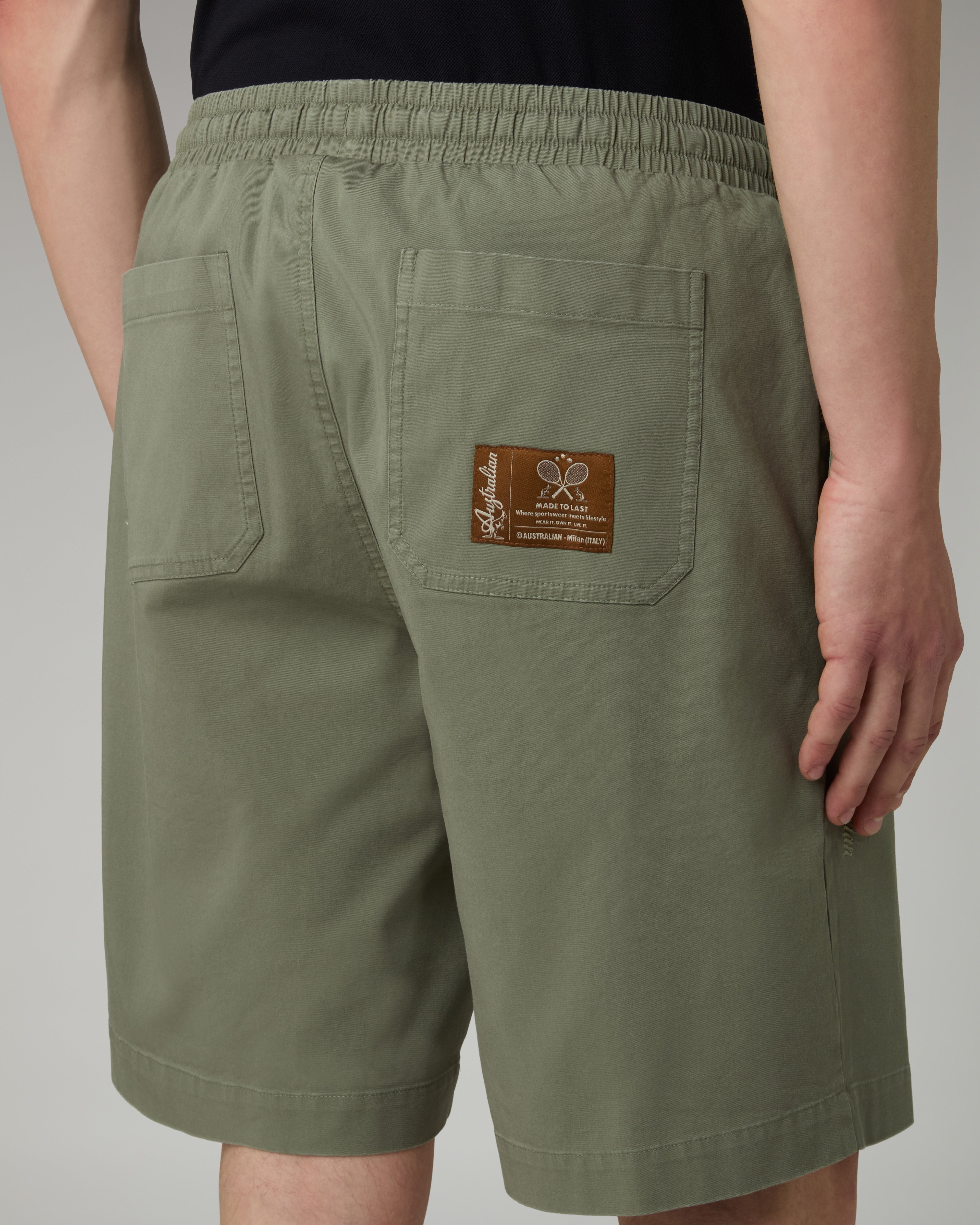australian-doric-twill-short-bermuda-cotone-con-coulisse image 5