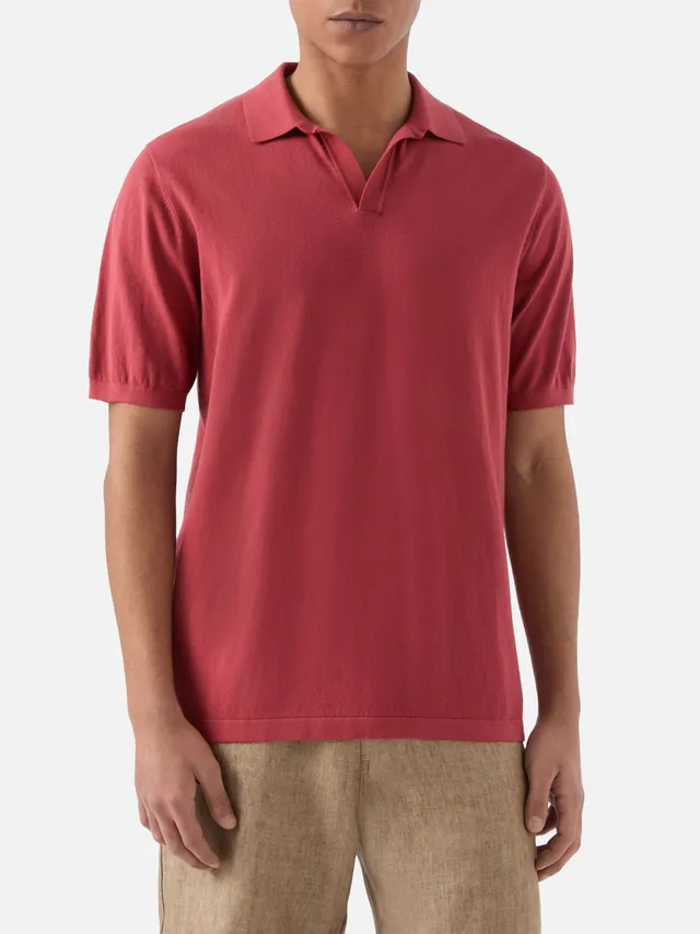 mc2-saint-barth-polo-sloan-in-cotone-pregiato-high-twist-rosso-mattone image 1