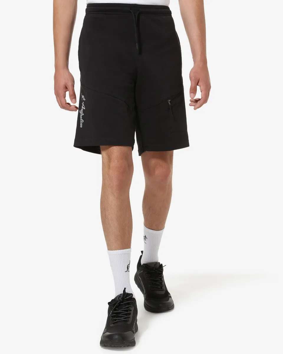 australian-gen-short-sportswear-short-in-felpa-nero image 1