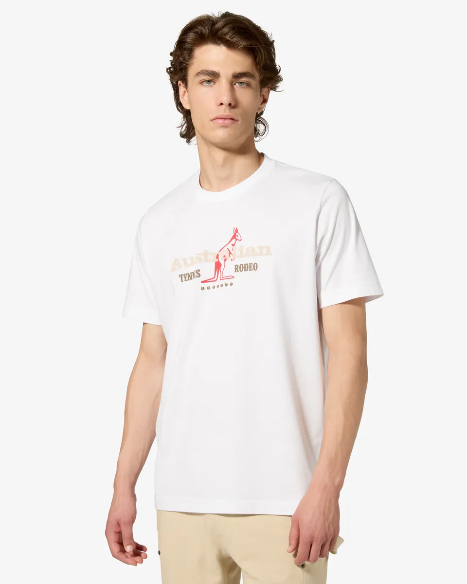 australian-rodeo-t-shirt-in-cotone-bianca-regular-fit image 1