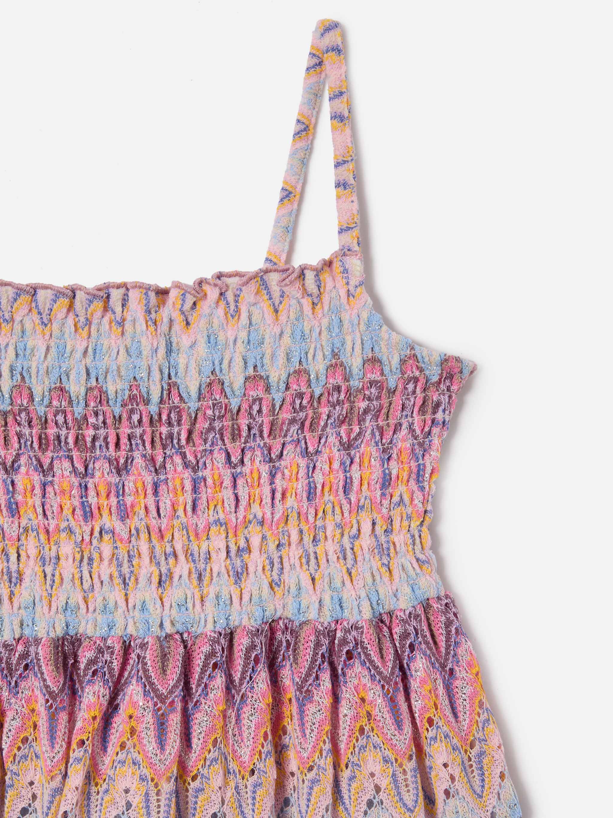 mc2-saint-barth-miki-abito-prendisole-bambina-rosa-fiamma-pastello-raschel image 3
