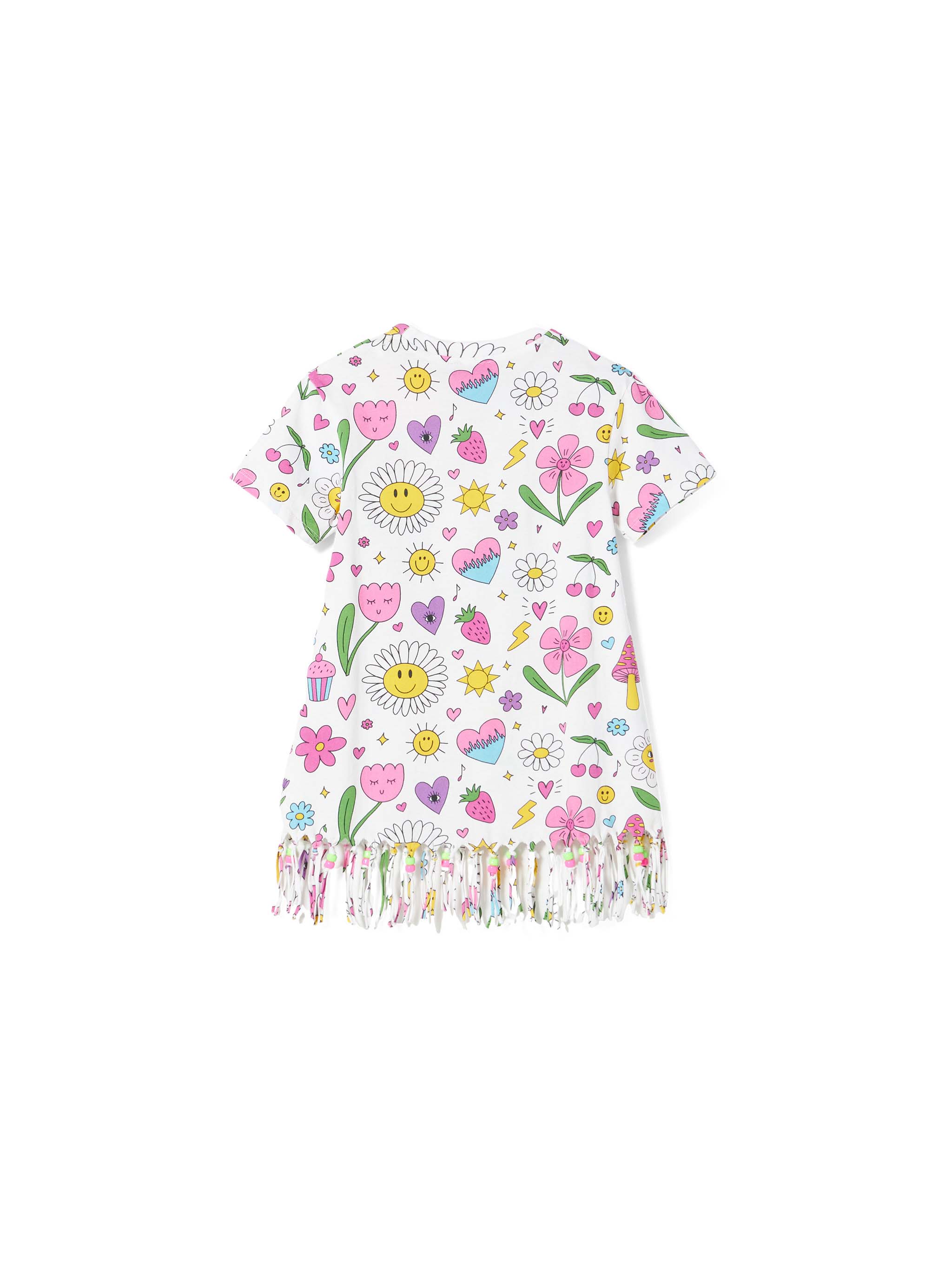 mc2-saint-barth-abito-da-bambina-in-cotone-bianco-con-stampa-e-charms image 3
