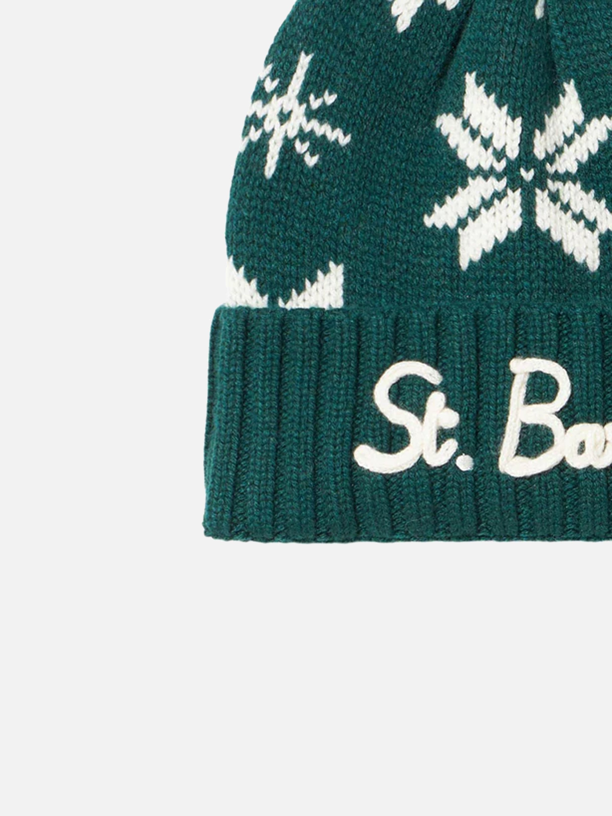 mc2-saint-barth-berretto-bimbo-maglia-verde-fantasia-norvegese image 3