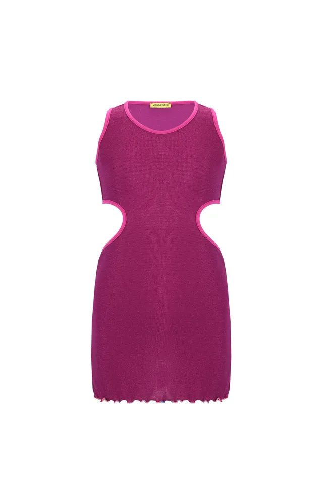 4giveness-vestito-corto-canotta-in-lurex-abito-mare-bimba image 1