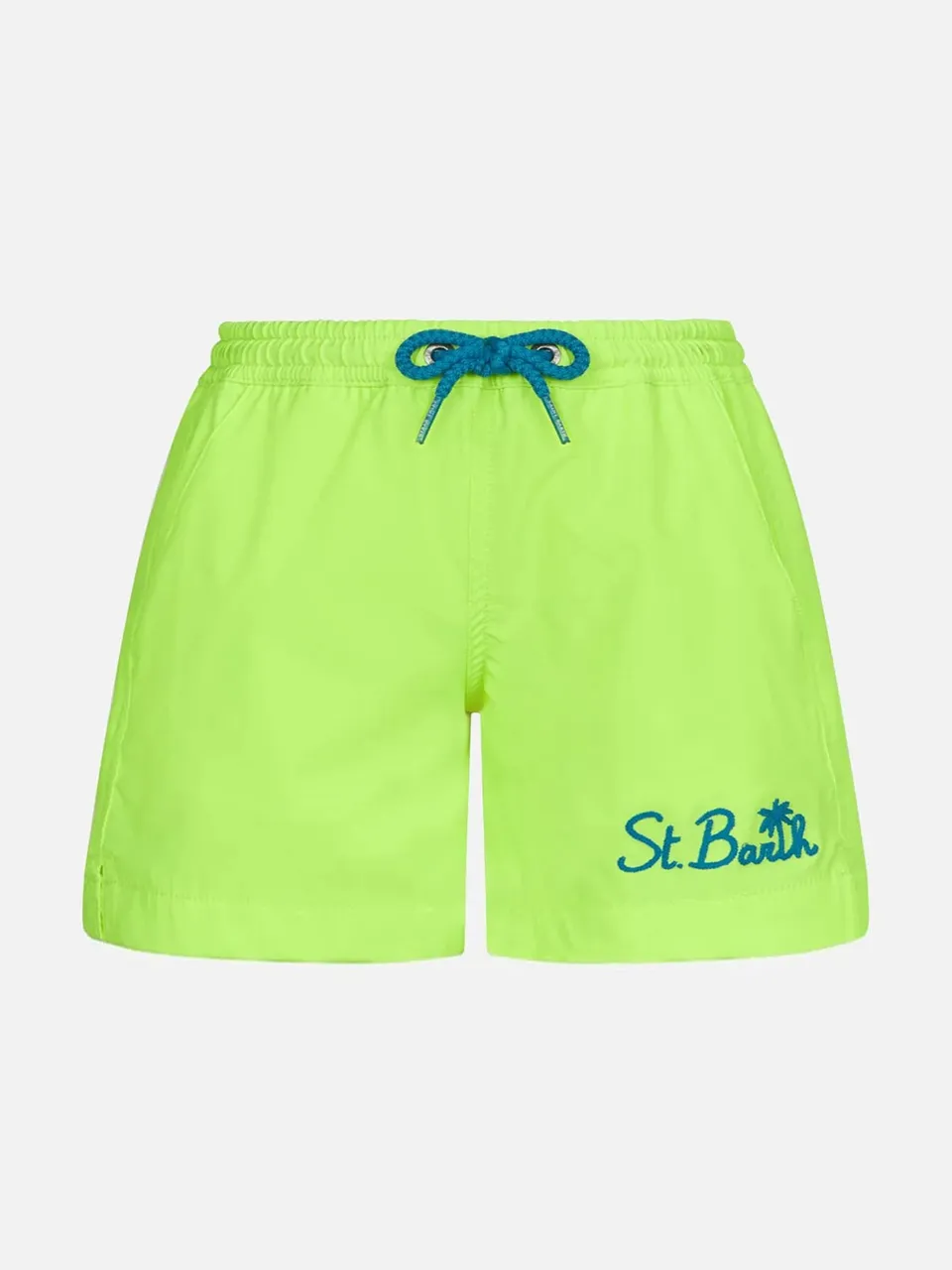mc2-saint-barth-costume-boxer-mare-bambino-giallo-fluo-comfort image 1