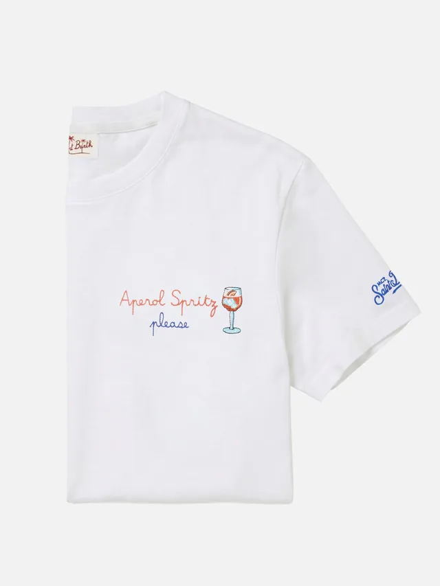 mc2-saint-barth-portofino-t-shirt-uomo-bianca-cotone-aperol-spritz-please-specia image 1