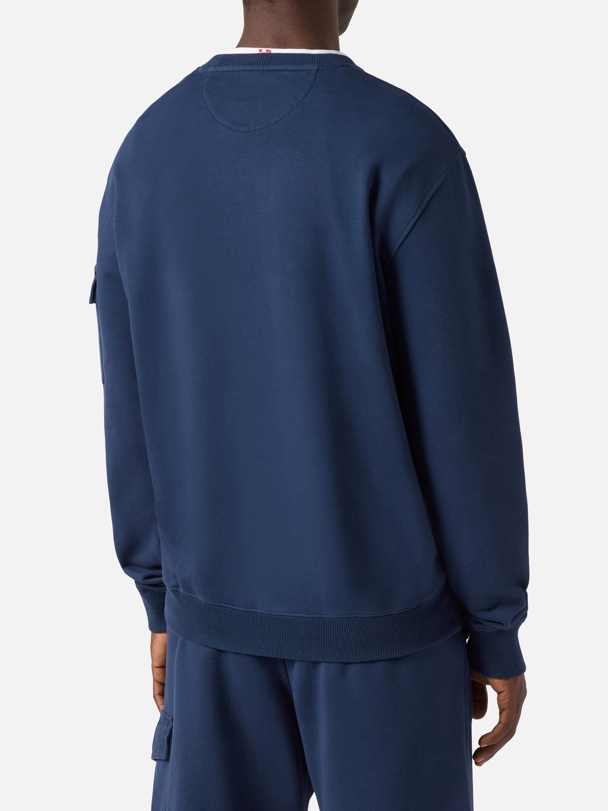 mc2-saint-barth-felpa-chester-blu-navy-con-tasca-applicata image 3