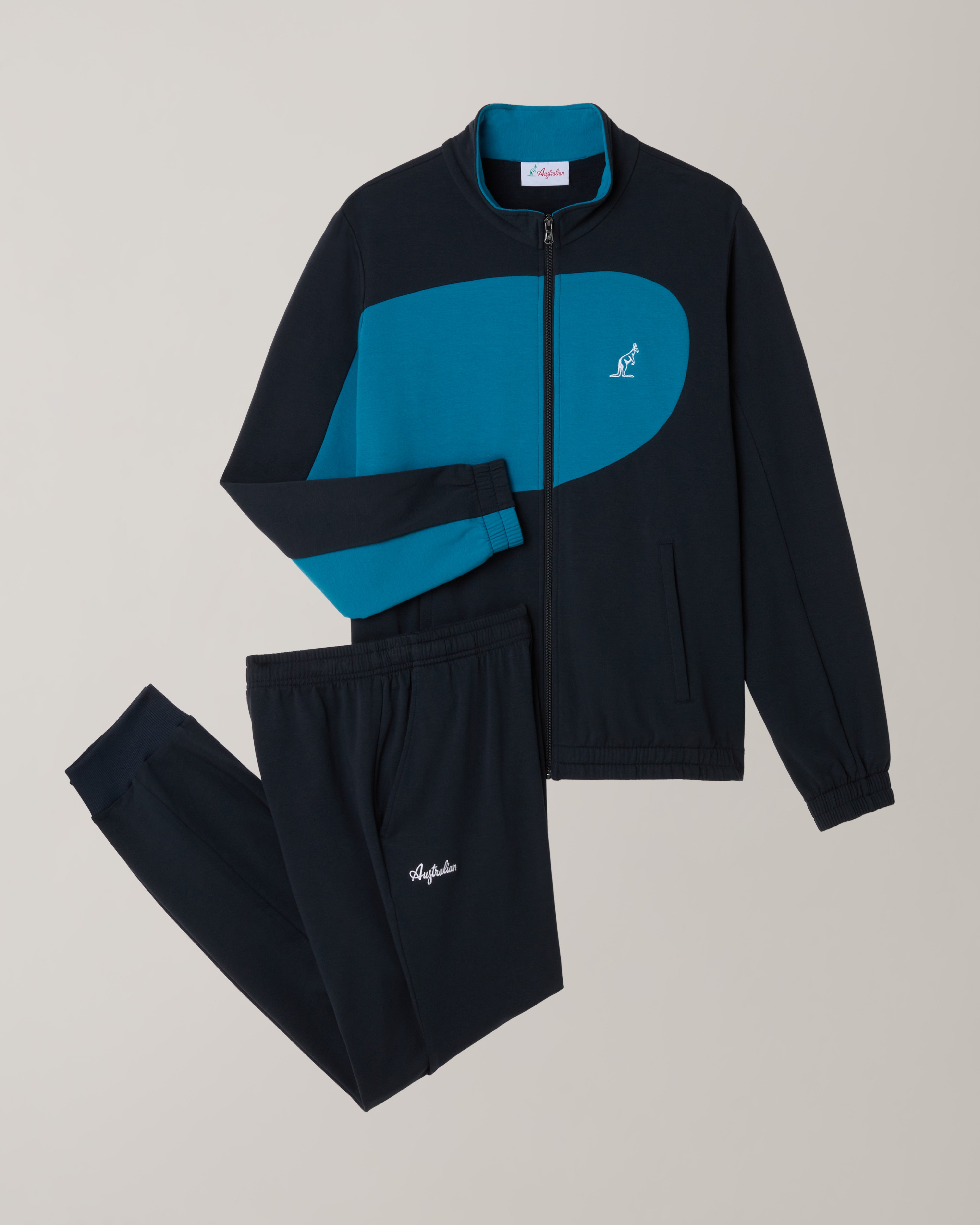 australian-dune-tracksuit-tuta-completa-in-felpa-blu-navy-made-in-italy image 7