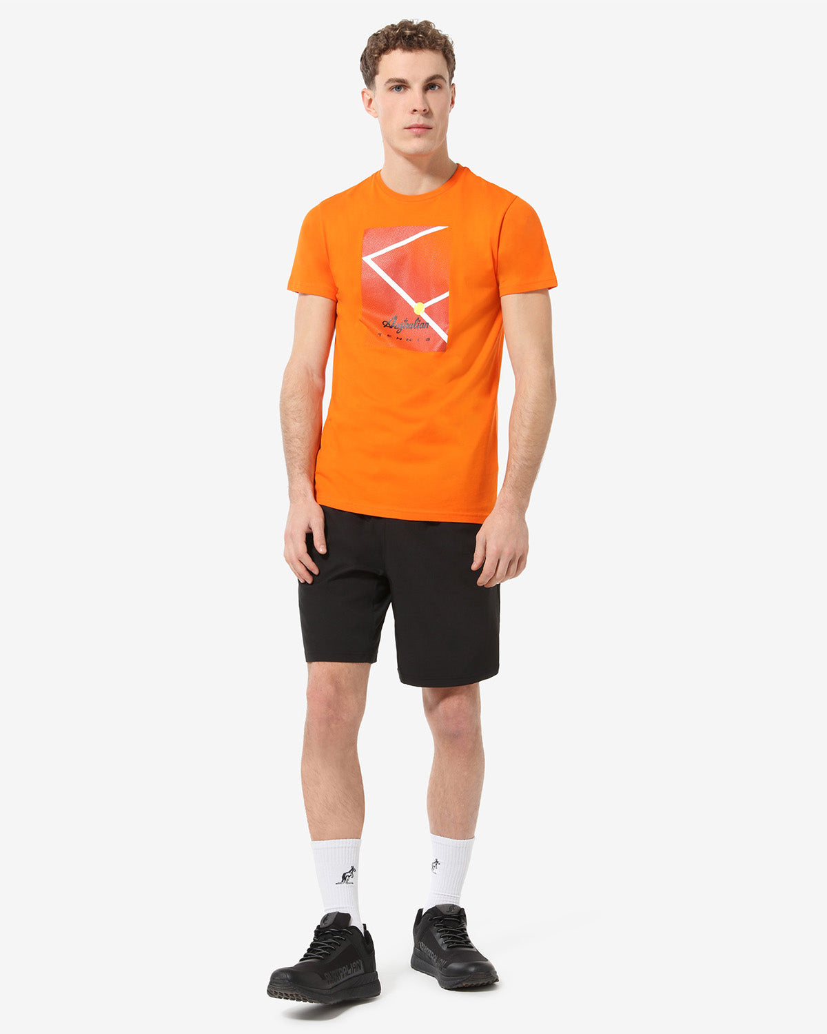 australian-court-t-shirt-tennis-arancio-acceso image 2