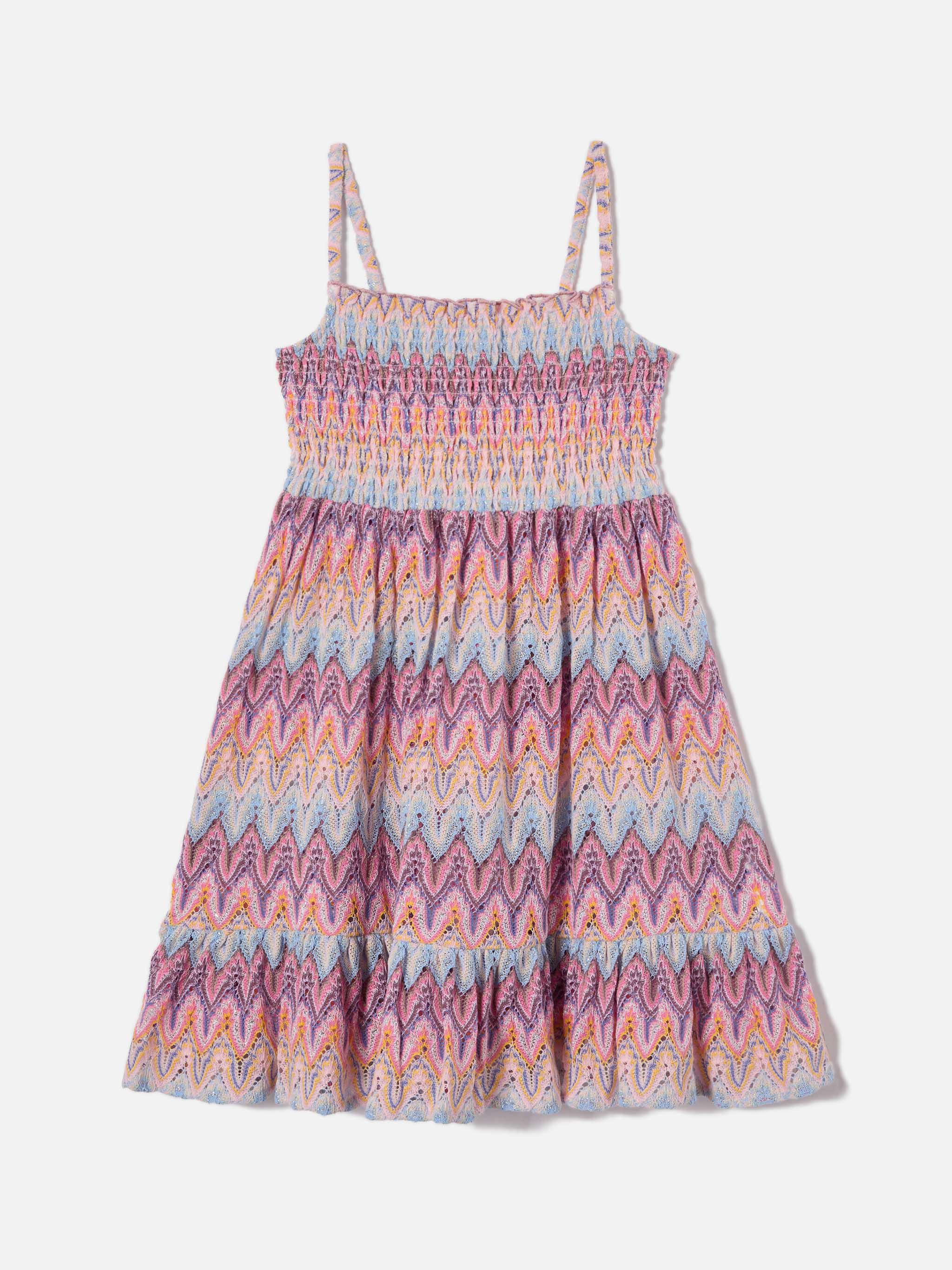 mc2-saint-barth-miki-abito-prendisole-bambina-rosa-fiamma-pastello-raschel image 1