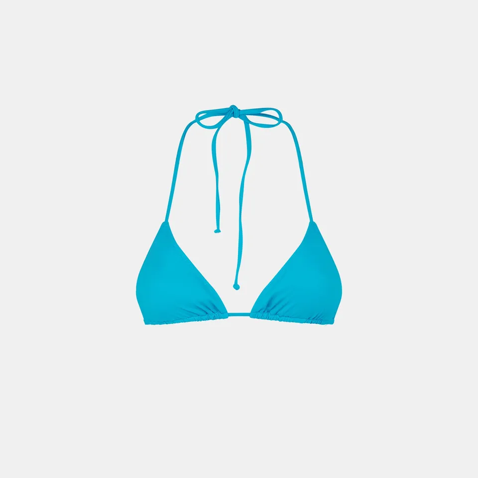 mc2-saint-barth-leah-top-bikini-triangolo-turchese-tinta-unita image 1