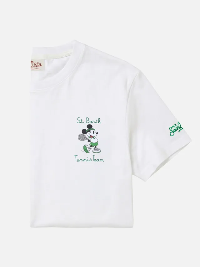 mc2-saint-barth-t-shirt-man-uomo-bianca-disney-mickey-special-edition image 1