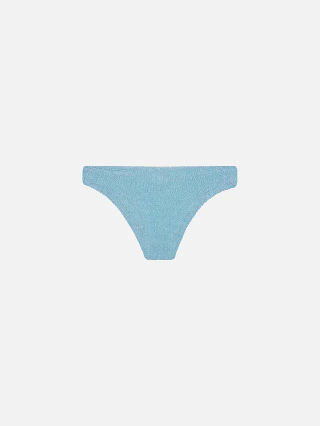 mc2-saint-barth-mica-slip-mare-bambina-crinkle-blu-avio-tinta-unita image 1