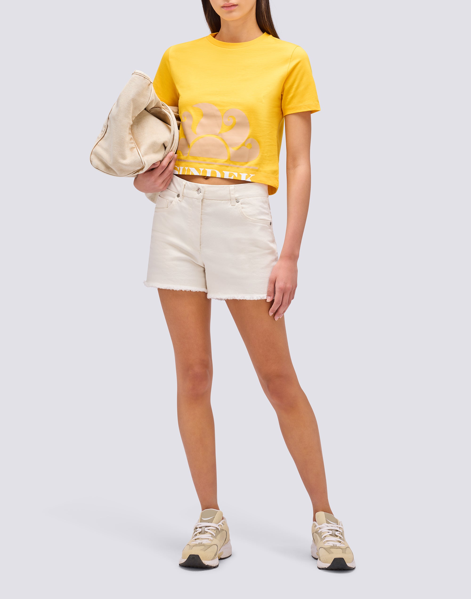 sundek-t-shirt-crop-donna image 1