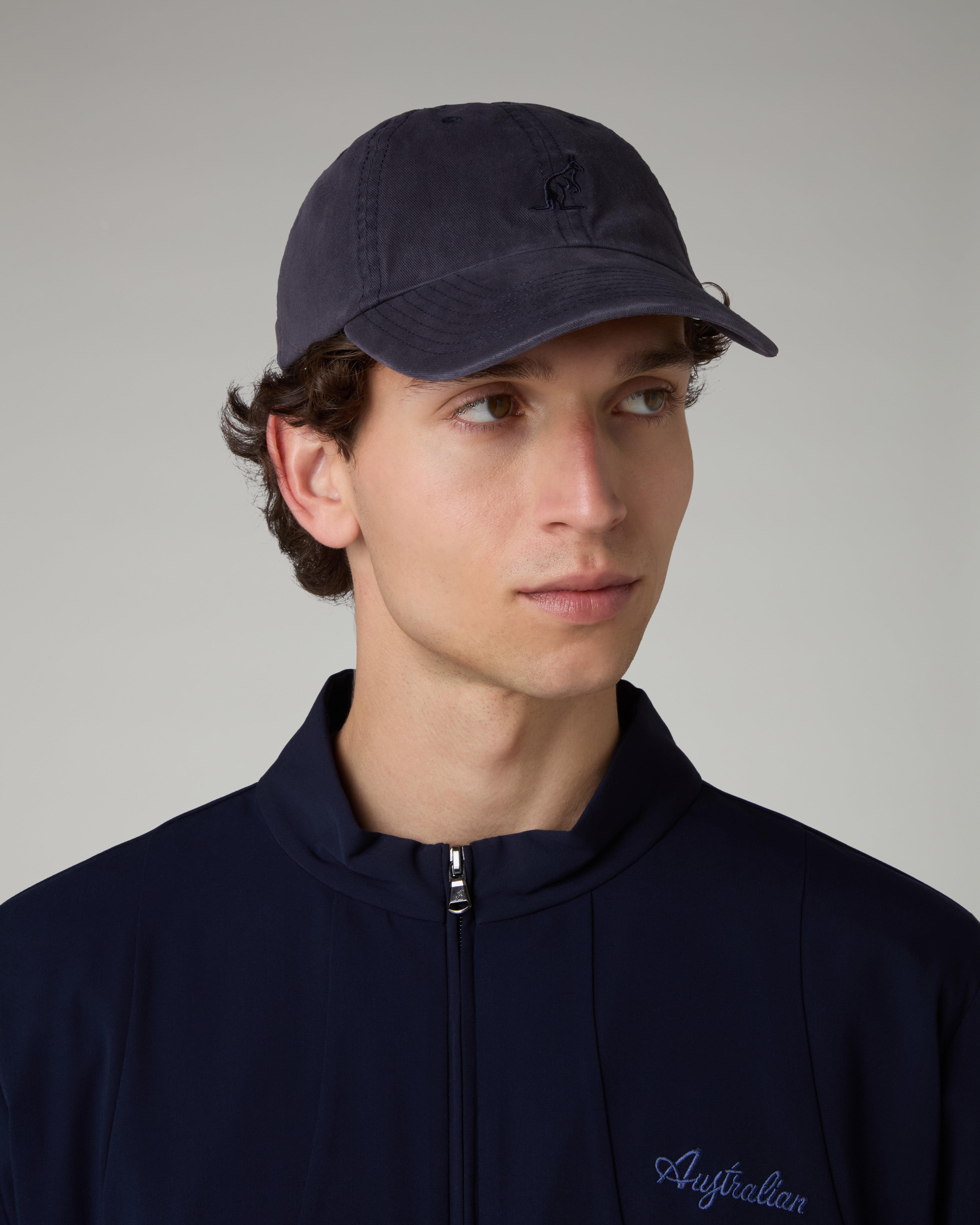 australian-washed-cotton-cap-dad-hat-blue-eclipse-washed image 3