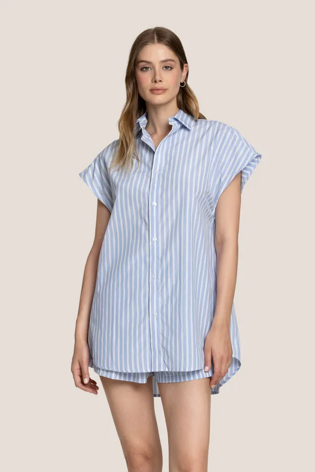 4giveness-mini-dress-vertical-lines-mini-abito-donna-rigato image 1