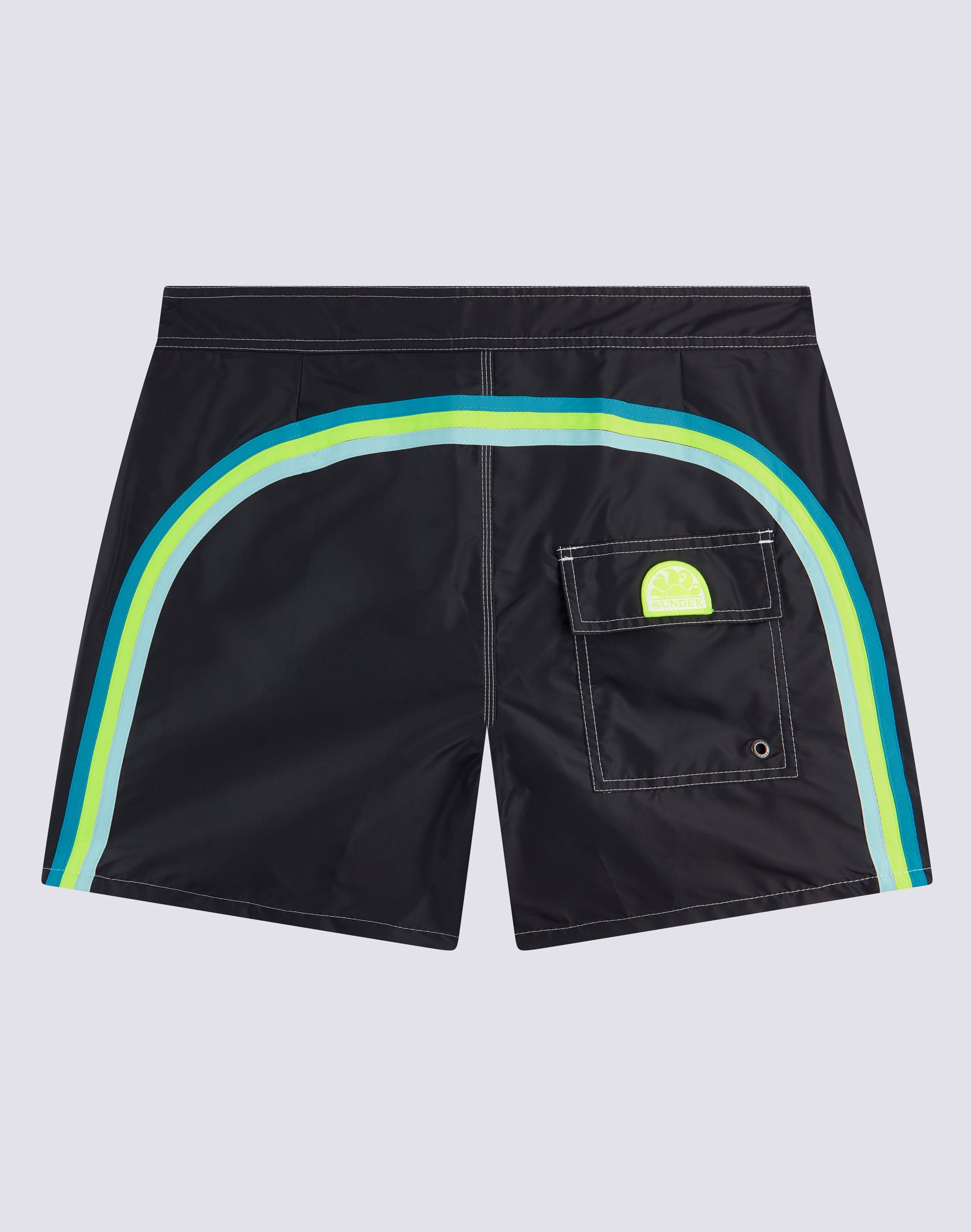 sundek-iconic-taffeta-costume-boxer-uomo-corto-vita-fissa-35-cm-arcobaleno image 4