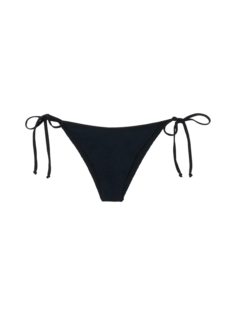 mc2-saint-barth-marielle-slip-mare-classico-donna-nero-in-crinkle image 1