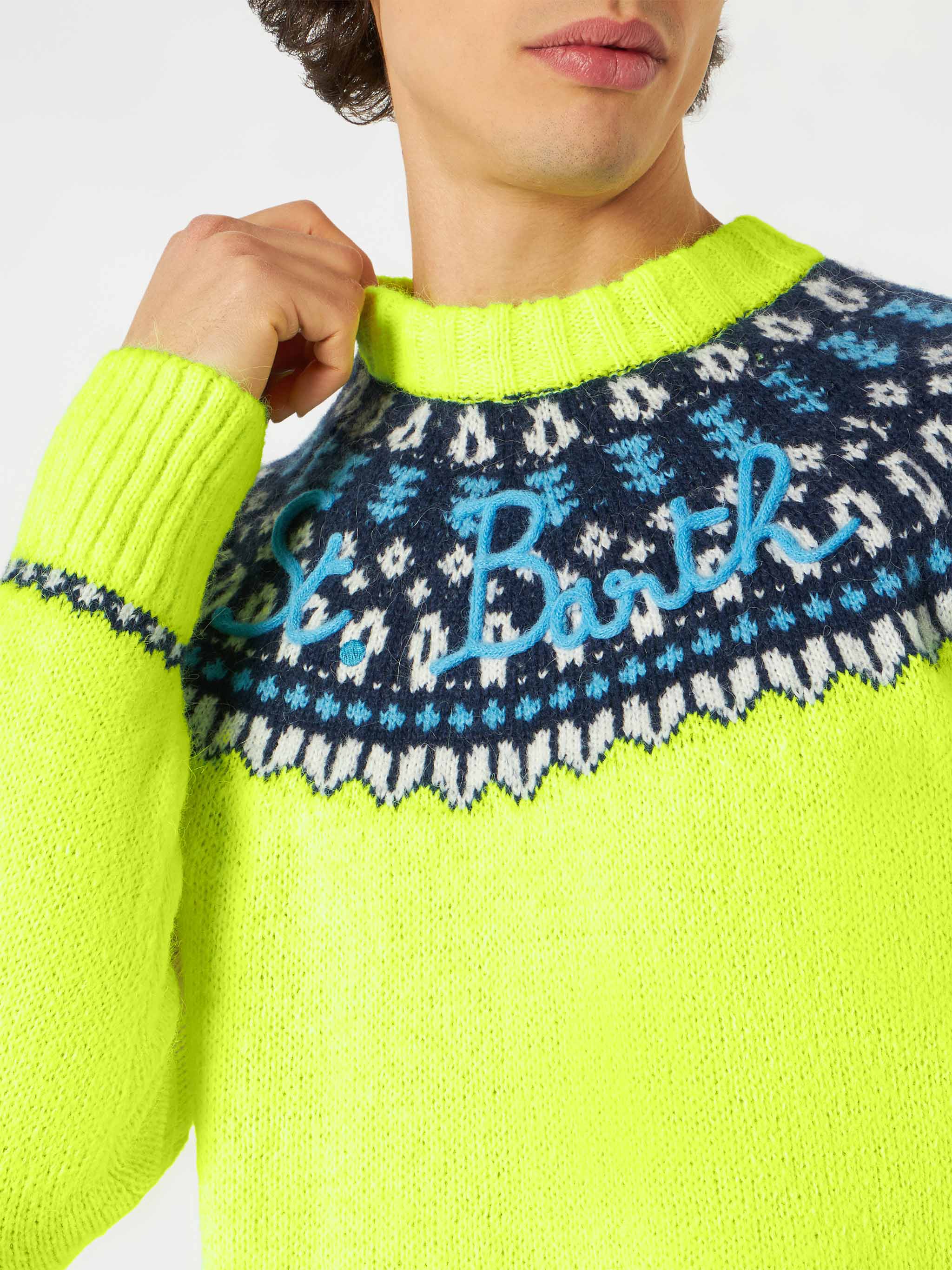 mc2-saint-barth-maglione-girocollo-in-misto-alpaca-con-jacquard-fair-isle image 2