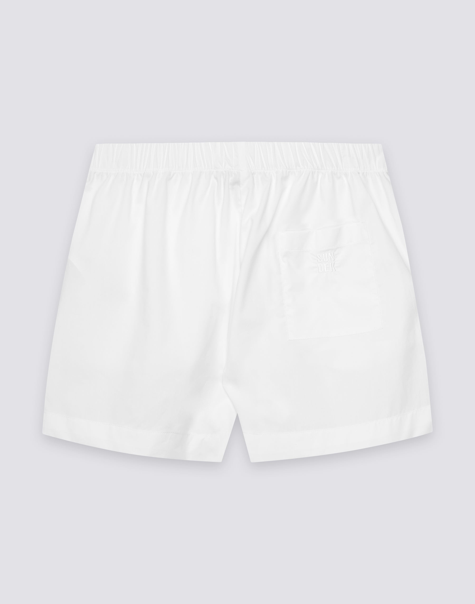 sundek-shorts-donna-a-vita-elasticata-in-popeline-di-cotone-goldenwave image 2