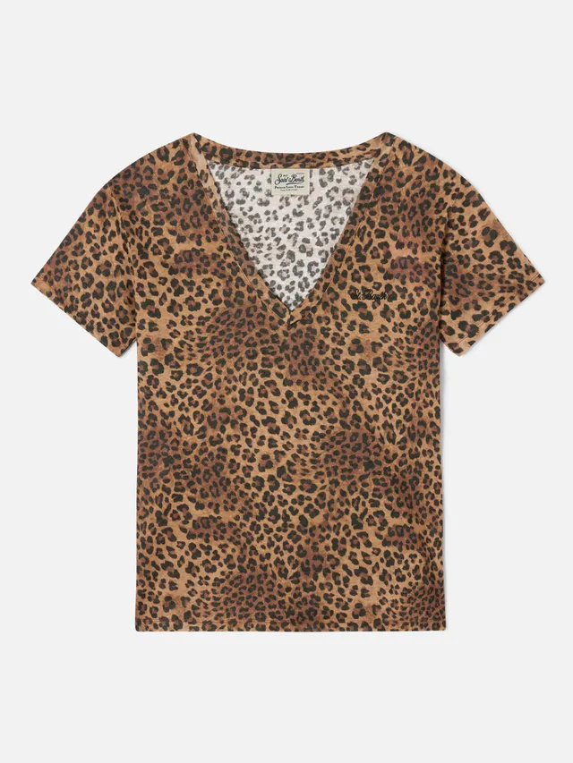 mc2-saint-barth-eloise-t-shirt-in-lino-leopardato-con-ricamo-logo image 1