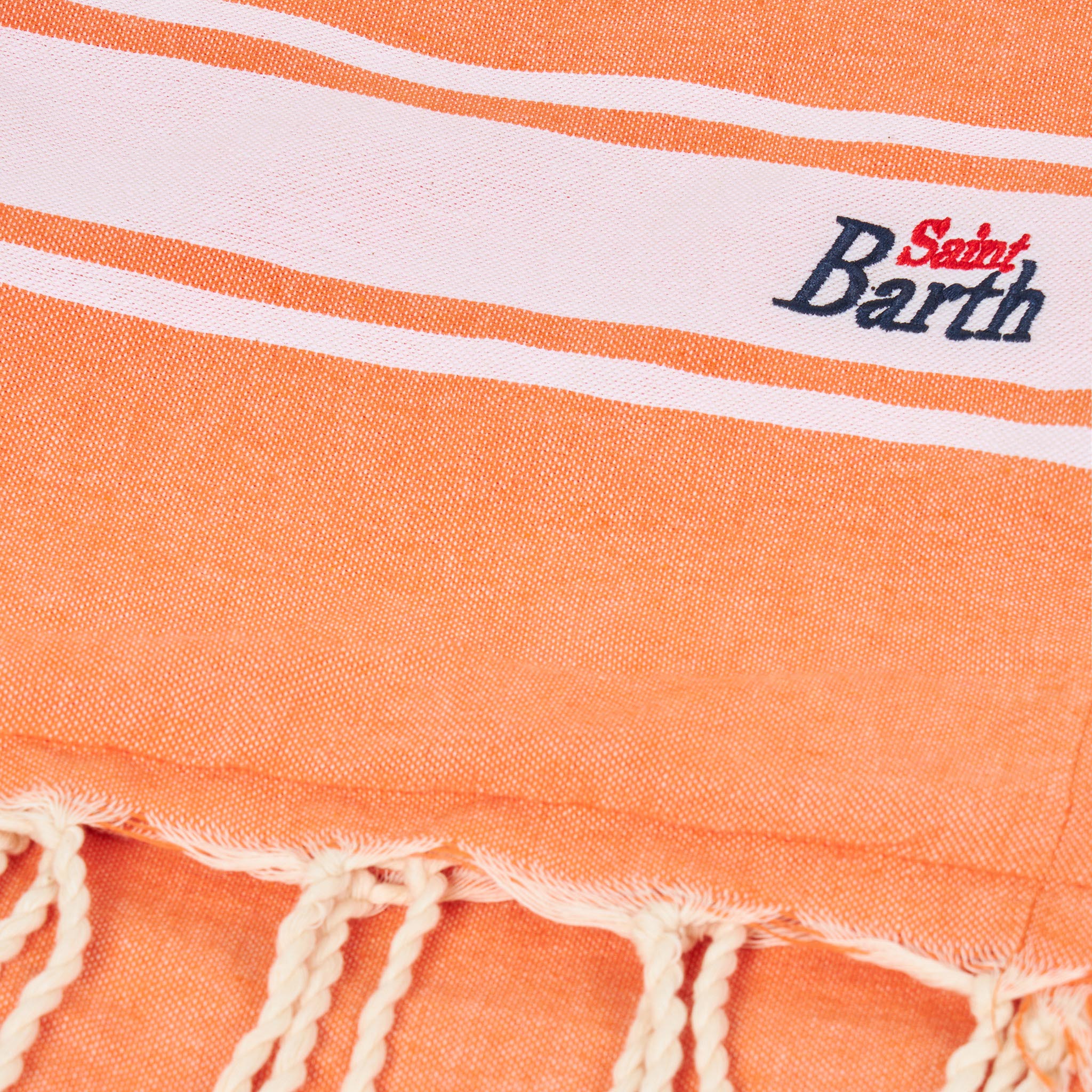 mc2-saint-barth-telo-fouta-arancio-fluo-doppiato-spugna-100x200 image 2
