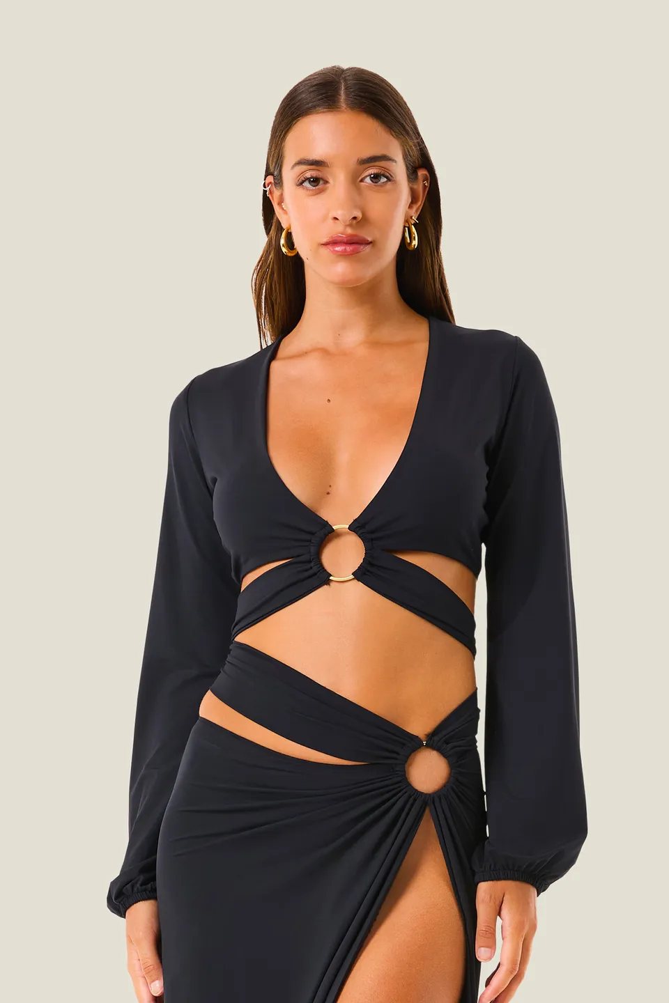 4giveness-top-soft-touch-camicia-cover-up-donna-rosa image 1