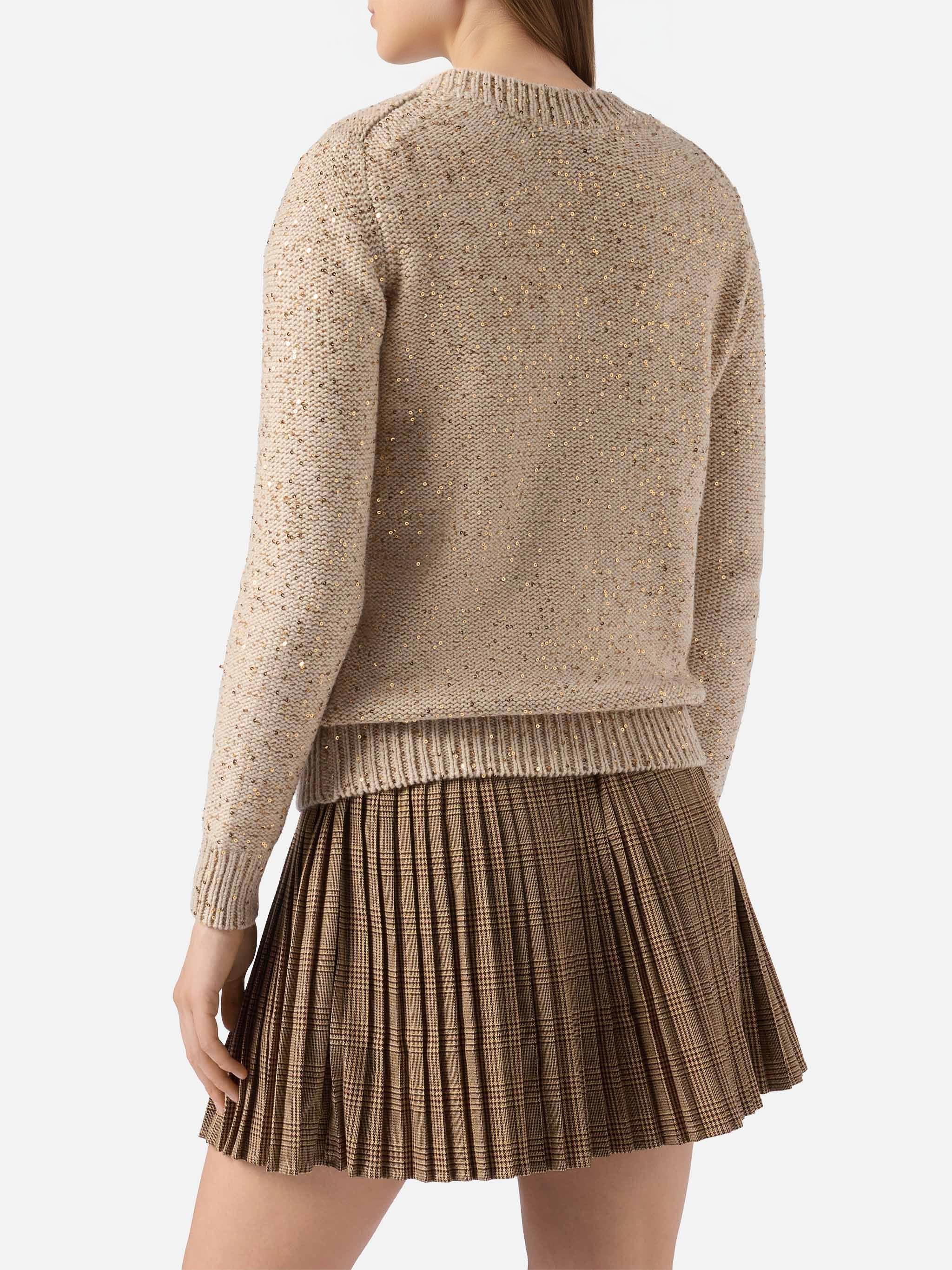 mc2-saint-barth-maglione-girocollo-oro-con-paillettes-donna image 4