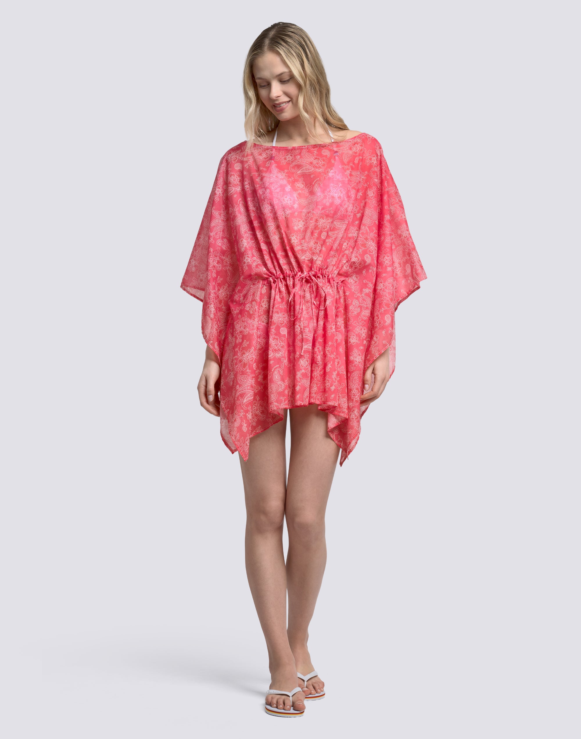 sundek-abito-donna-a-farfalla-hibi-paisley-con-coulisse-in-vita image 2