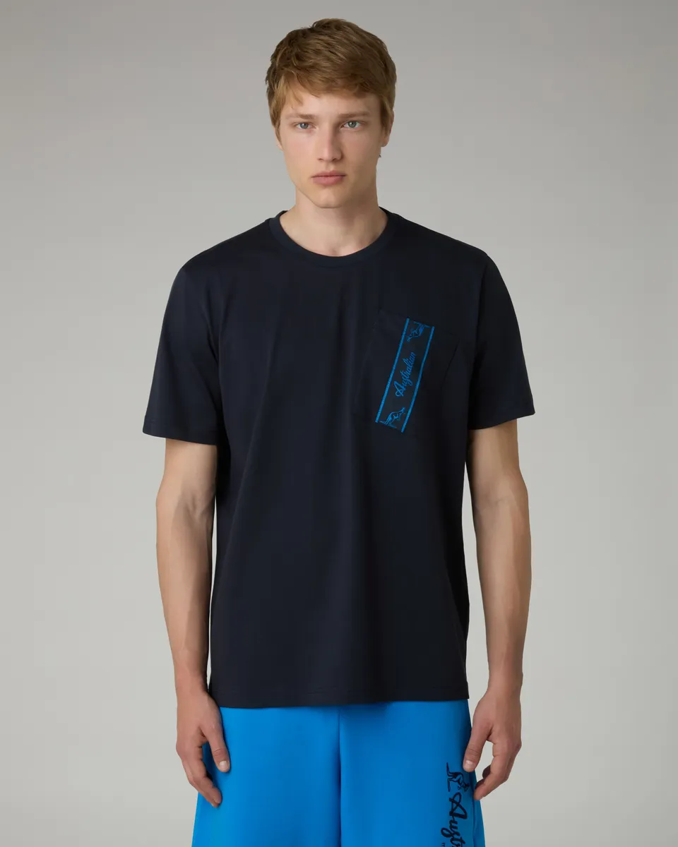 australian-pocket-t-shirt-t-shirt-cotone-blu-navy image 1