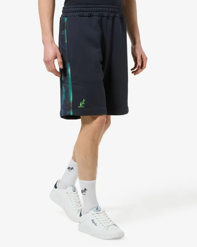 australian-file-short-short-in-felpa-garzata-blu-navy image 1