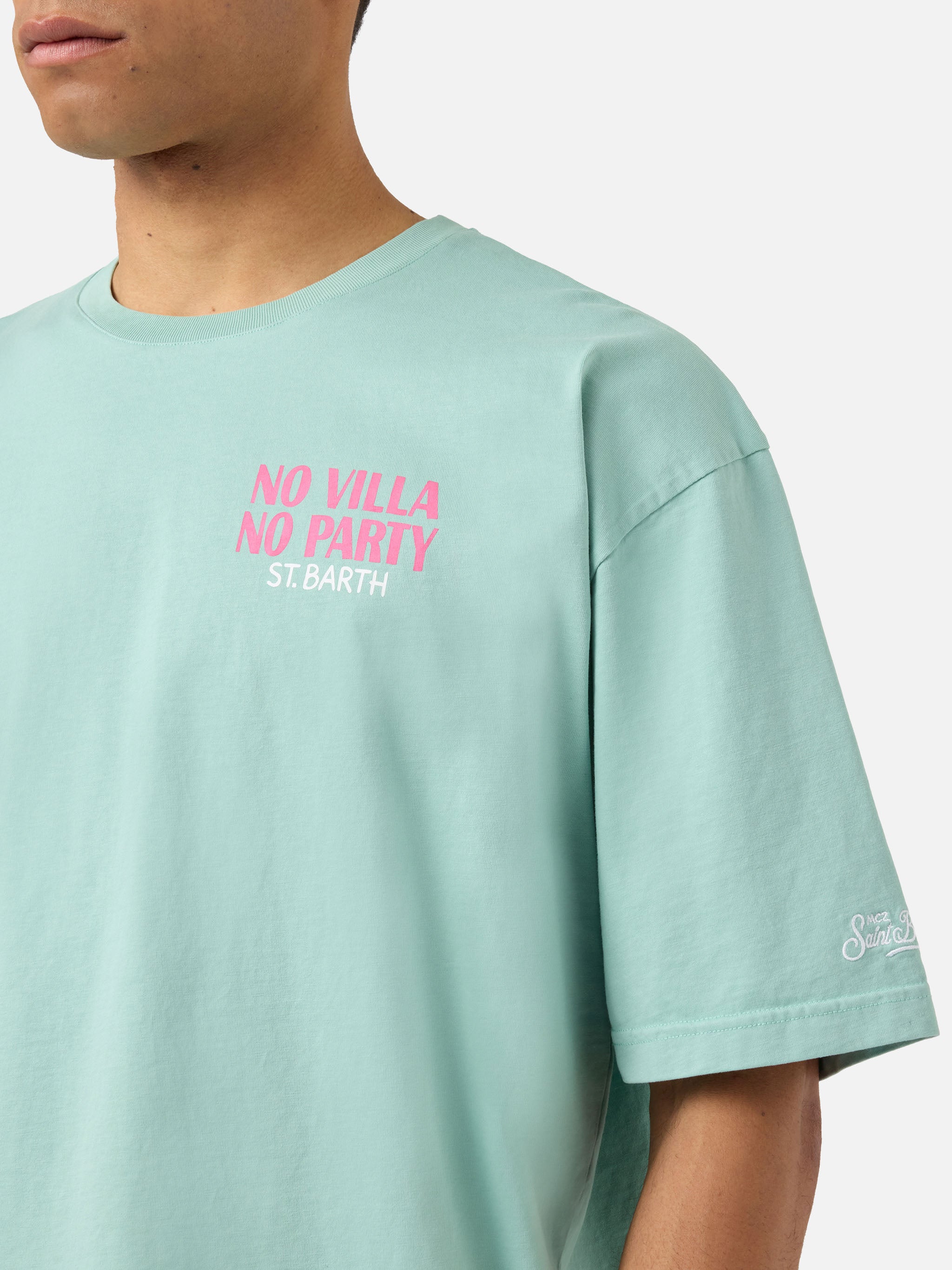 mc2-saint-barth-t-shirt-delmar-uomo-verde-con-stampa-no-villa-no-party-e-maxi-gr image 2