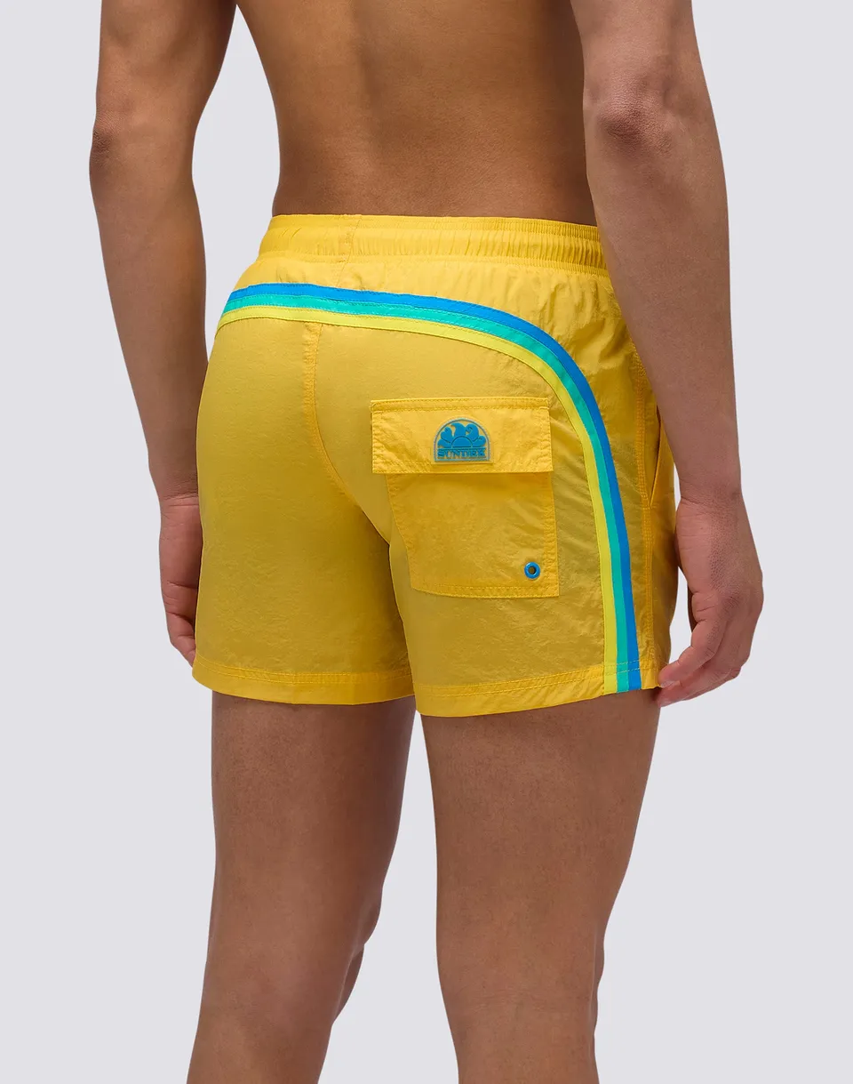sundek-m504bdn5100-costume-da-bagno-corto-uomo-crinkled-in-nylon-taffeta image 1