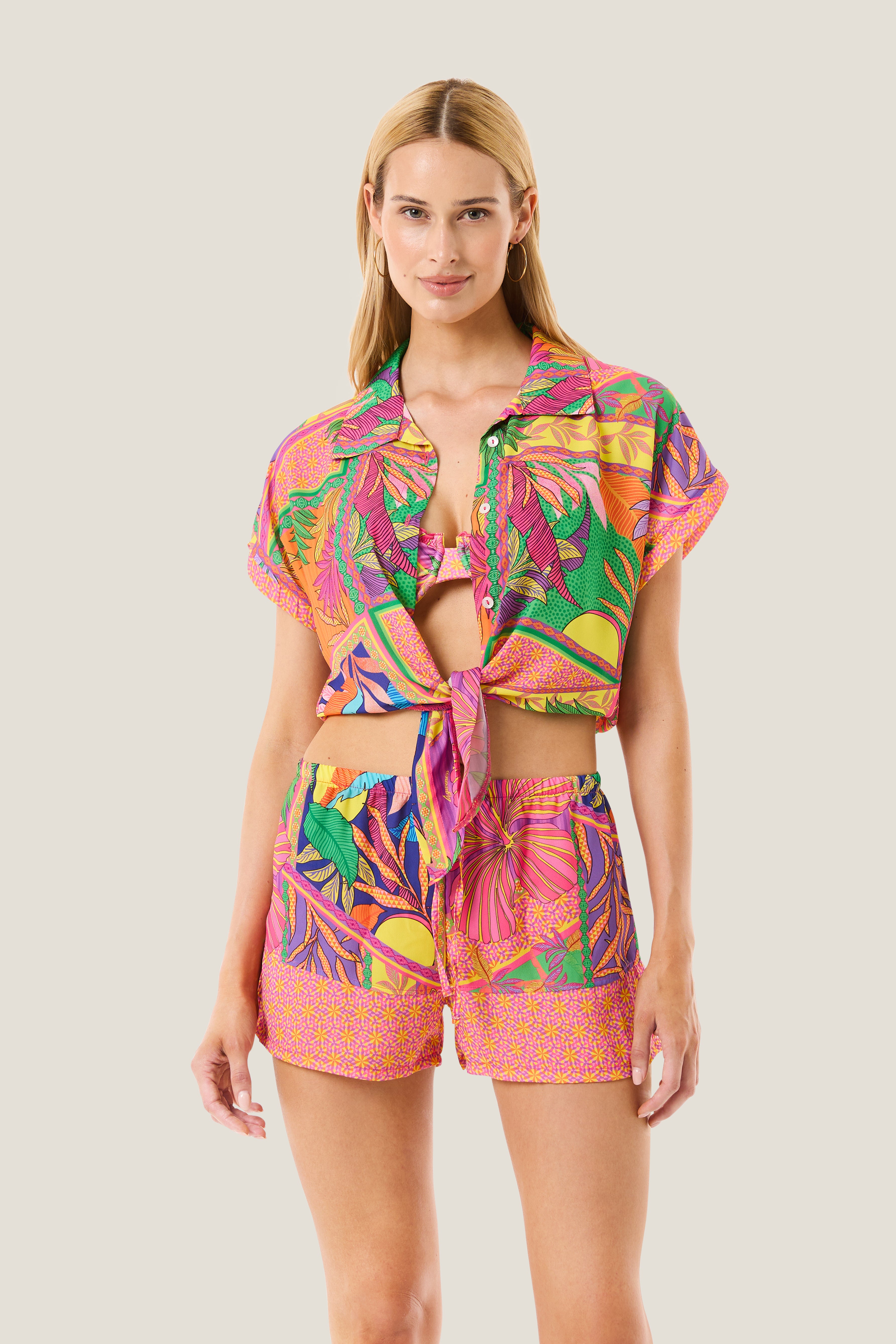 4giveness-camicia-crop-pop-foulard-donna-cover-up-mare image 1