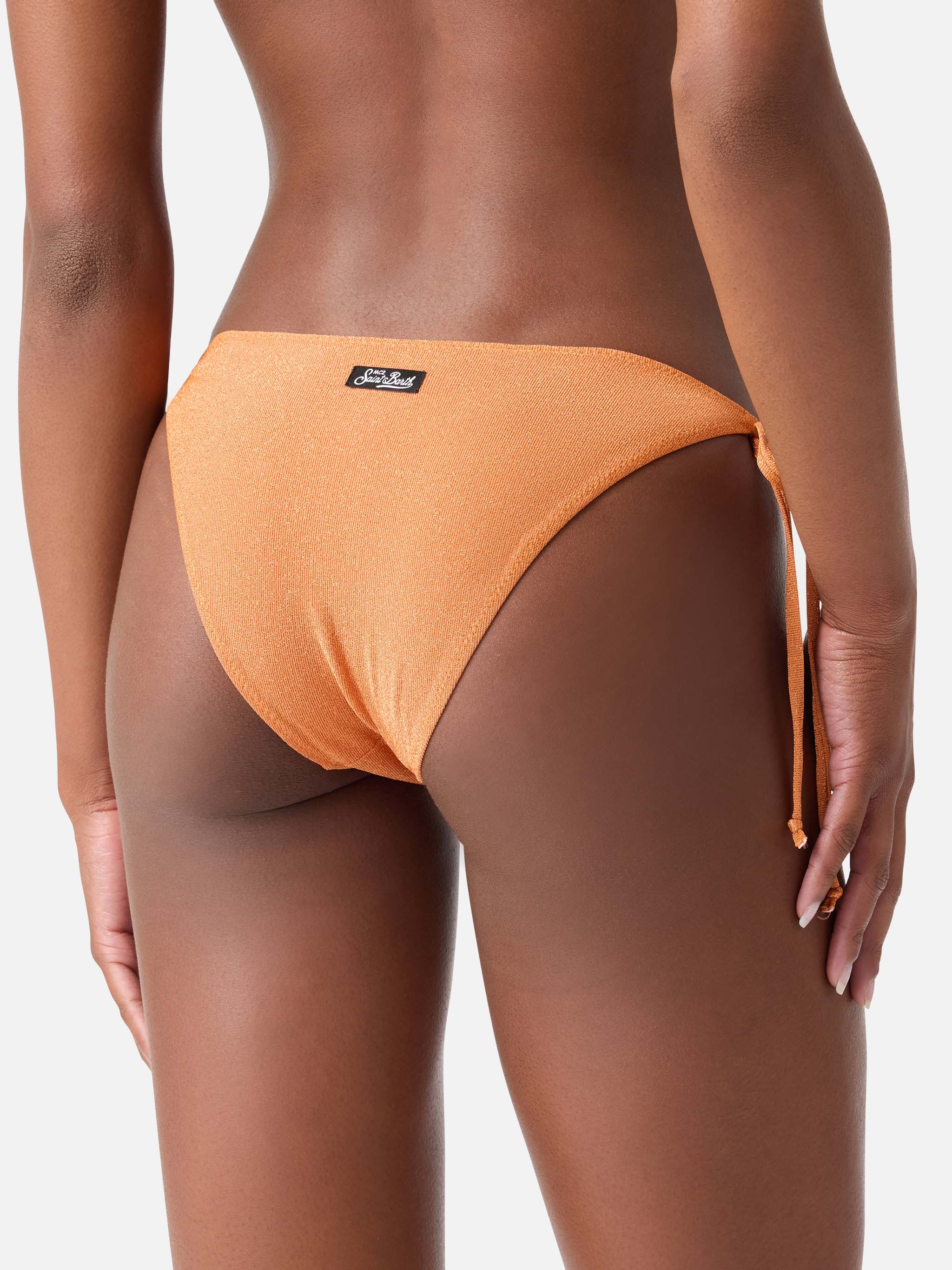 mc2-saint-barth-bikini-janet-virgo-triangolo-lurex-arancione image 5