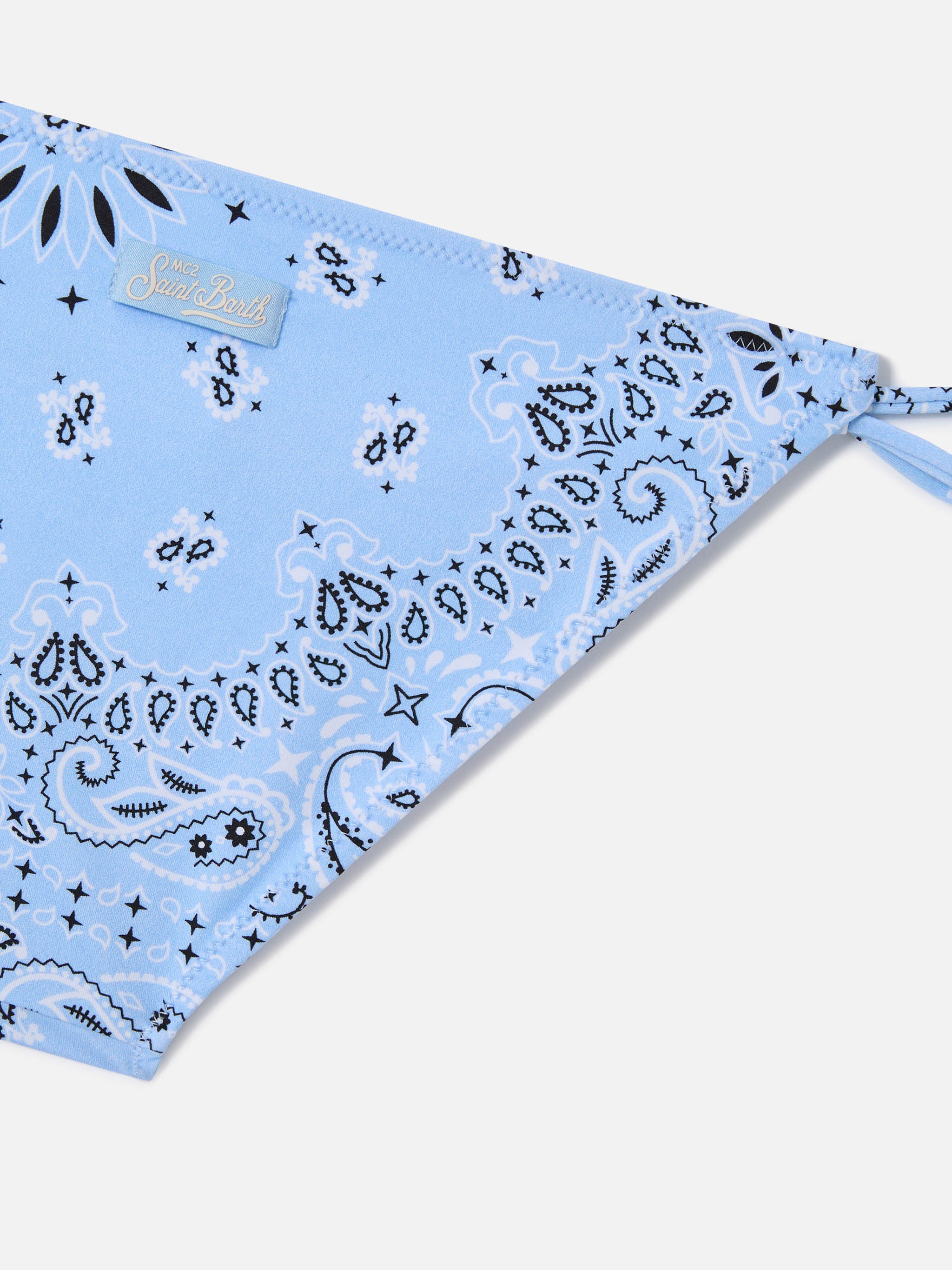 mc2-saint-barth-bikini-holly-bambina-triangolo-bandana-azzurra image 3