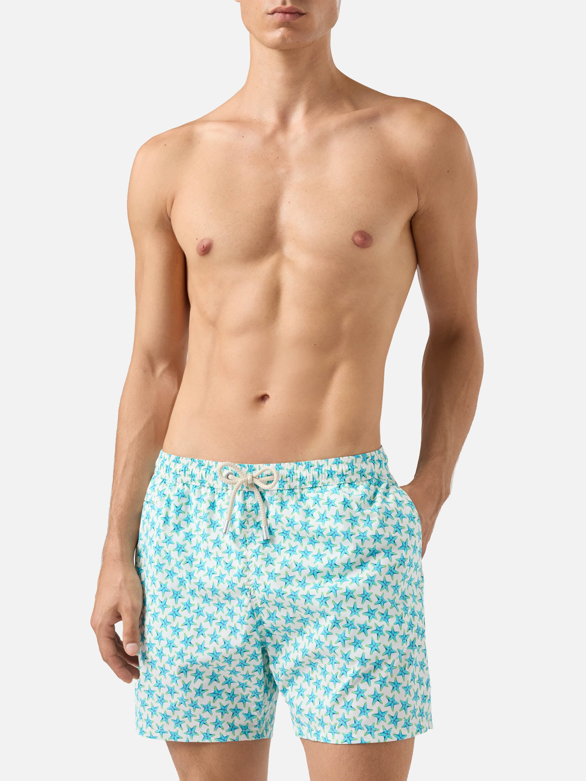 mc2-saint-barth-comfort-light-costume-mare-uomo-stelle-marine-bianco image 3