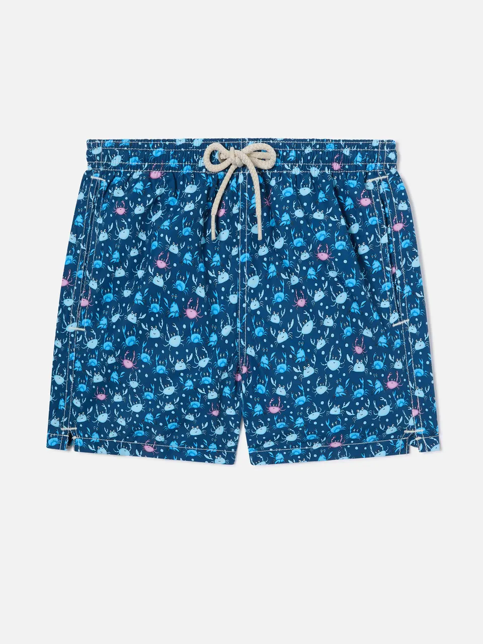 mc2-saint-barth-jean-costume-mare-bambino-stampa-granchi-blu image 1
