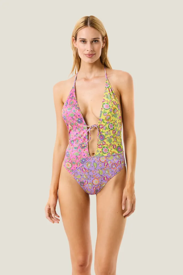 4giveness-costume-intero-boho-chic-floreale-con-laccetto image 1
