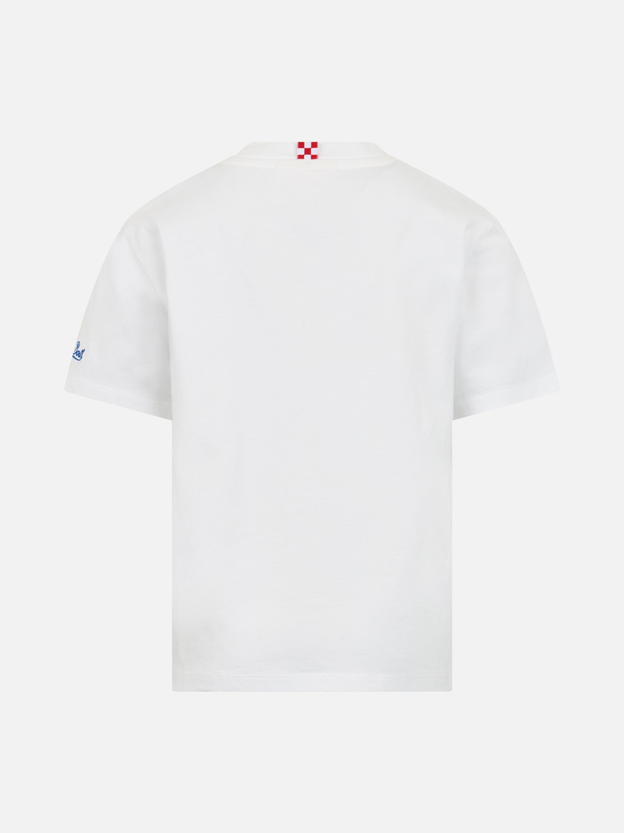 mc2-saint-barth-t-shirt-portofino-jr-bambino-in-cotone-organico-bianca-ricamo-no image 3
