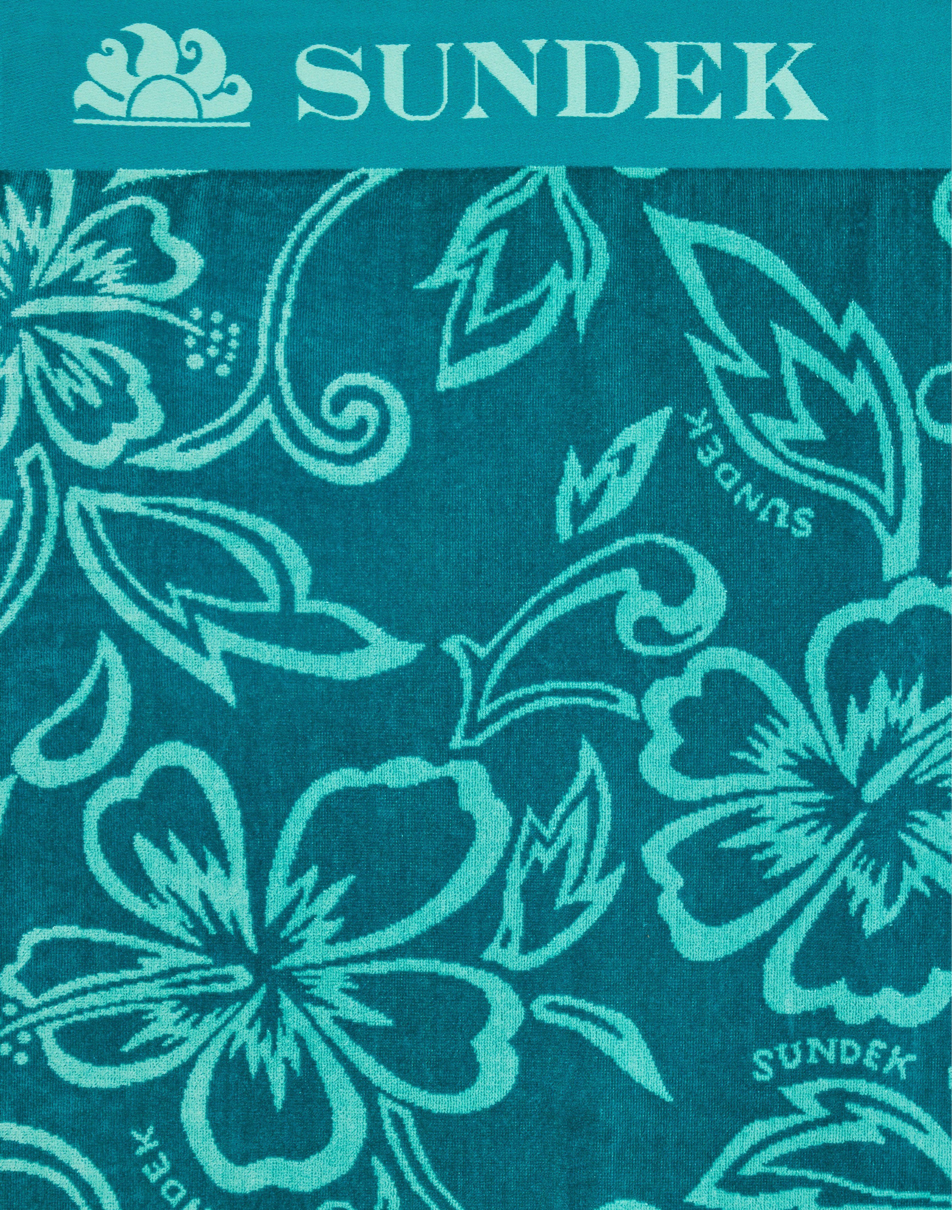 sundek-telo-mare-spugna-jacquard-hibiscus-sk23-100x180-440-gr image 2
