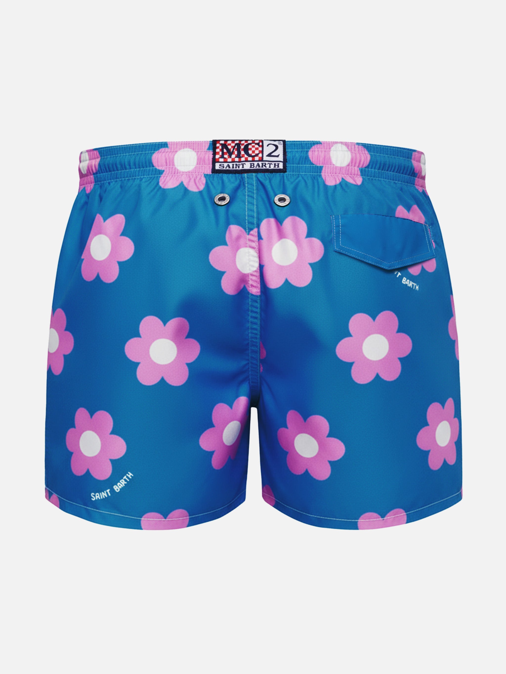 mc2-saint-barth-costume-mare-bambino-jean-media-lunghezza-stampa-margherite image 2