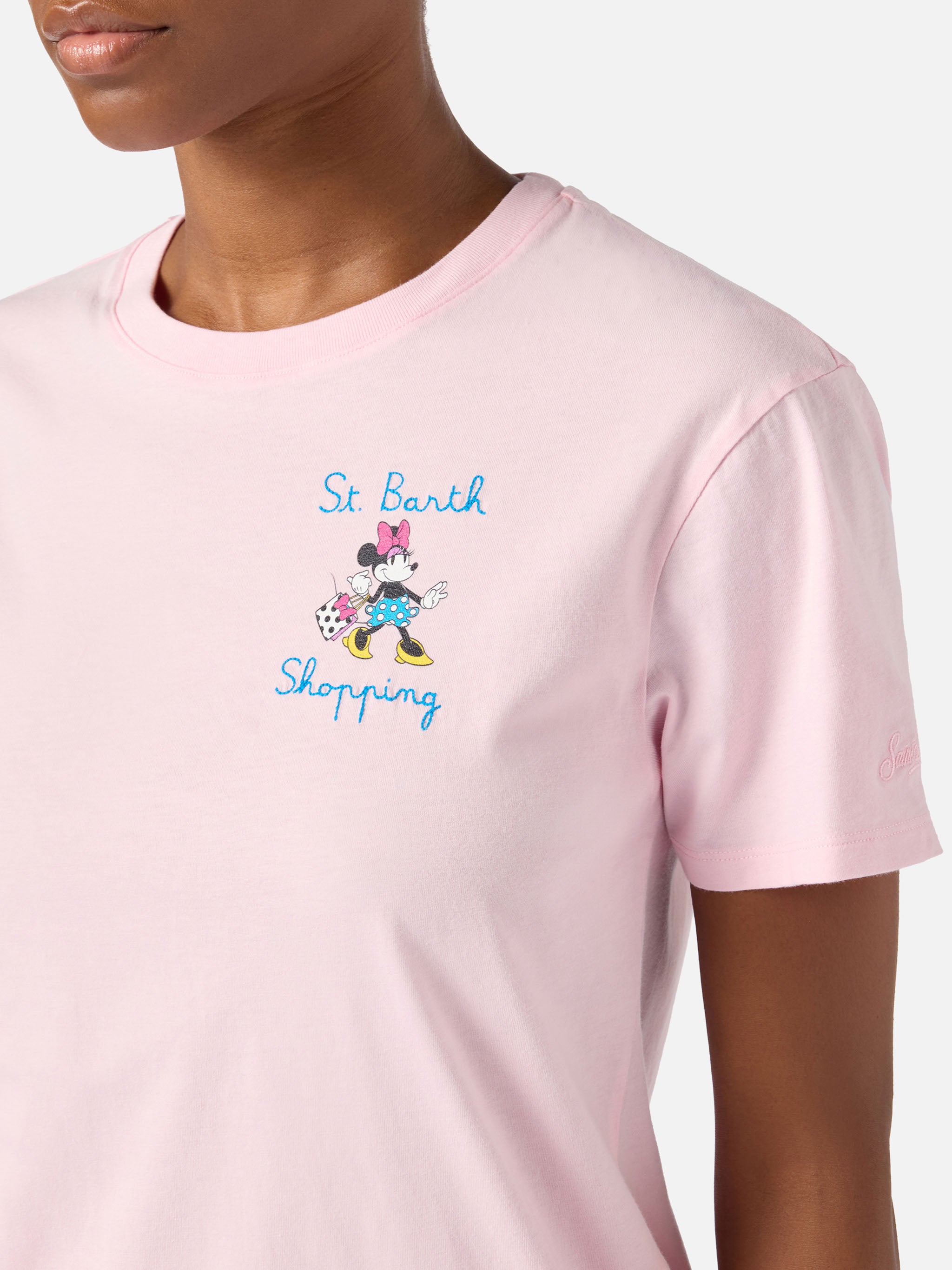 mc2-saint-barth-emilie-t-shirt-donna-rosa-minnie-st-barth-shopping-special-editi image 1
