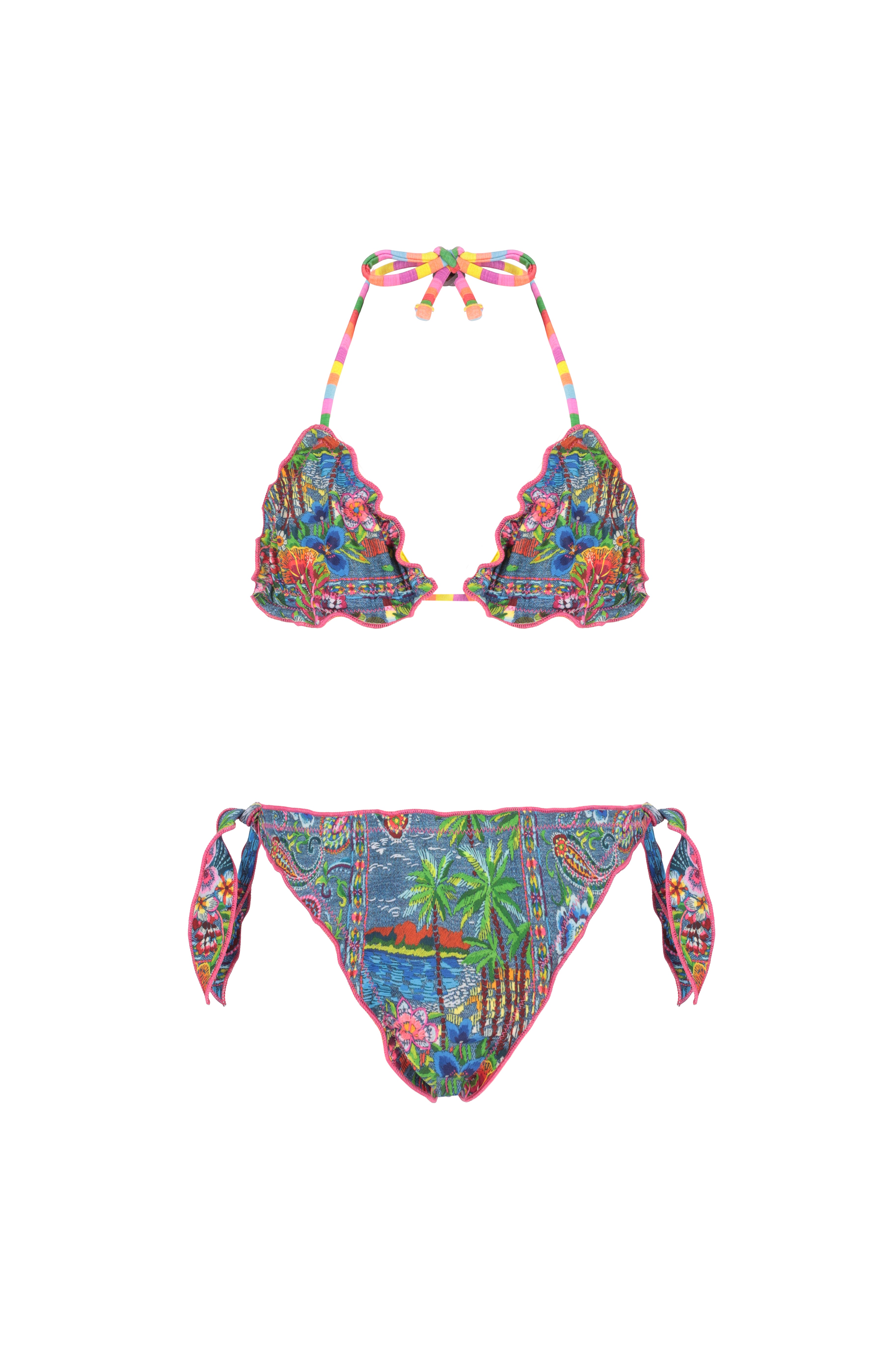 4giveness-bikini-triangolo-con-slip-nodi-bimba image 1
