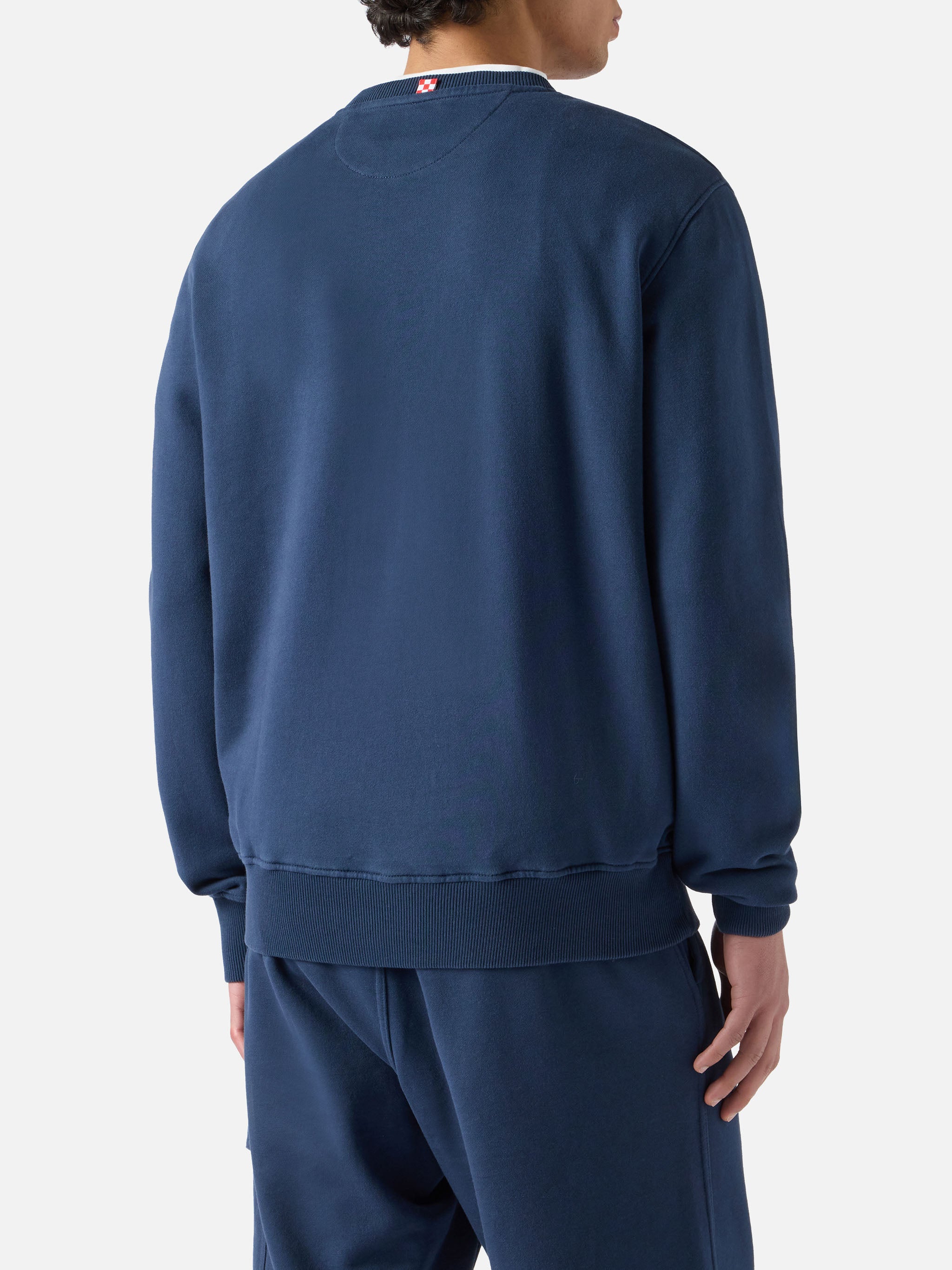 mc2-saint-barth-felpa-ponza-blu-navy-in-cotone-con-ricamo-st-barth image 3